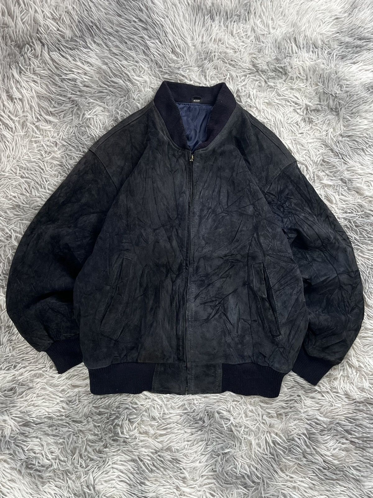 Vintage Vintage bomber Leather Jacket Size US M / EU 48-50 / 2 - 1 Thumbnail