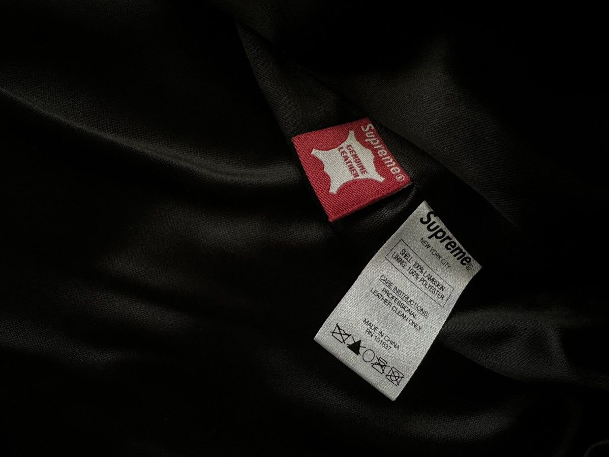 Supreme 2015 S/S Uptown Leather Varsity Size US S / EU 44-46 / 1 - 5 Thumbnail