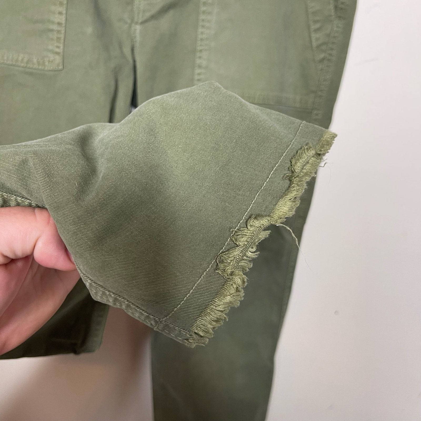 Nili Lotan Nili Lotan Camo Green Jenna Pants ankle crop sz 2 Size 26" / US 2 / IT 38 - 9 Thumbnail