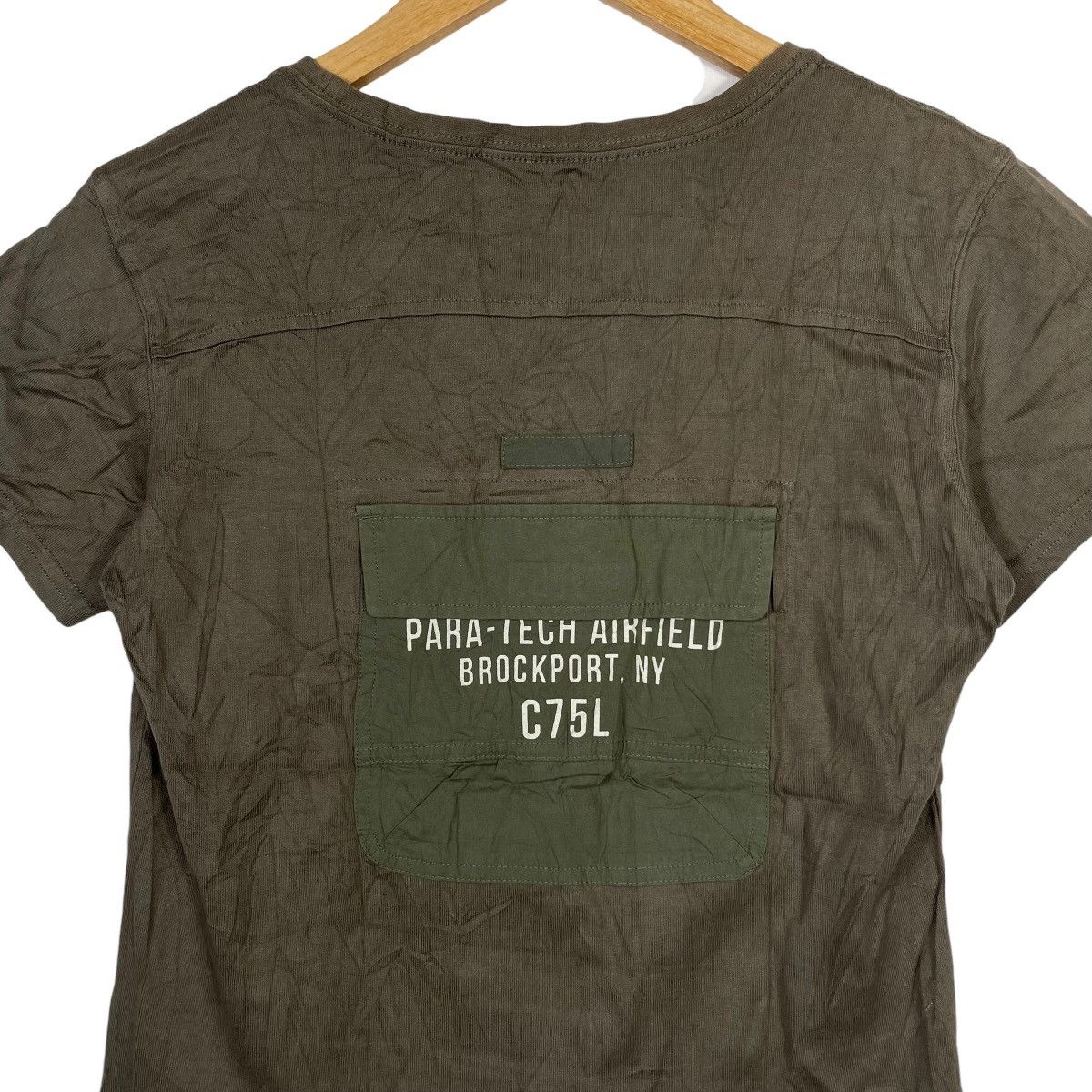 Avirex Avirex Military Pocket Tee Olive Green Utility T-Shirt Japan Size US M / EU 48-50 / 2 - 6 Thumbnail