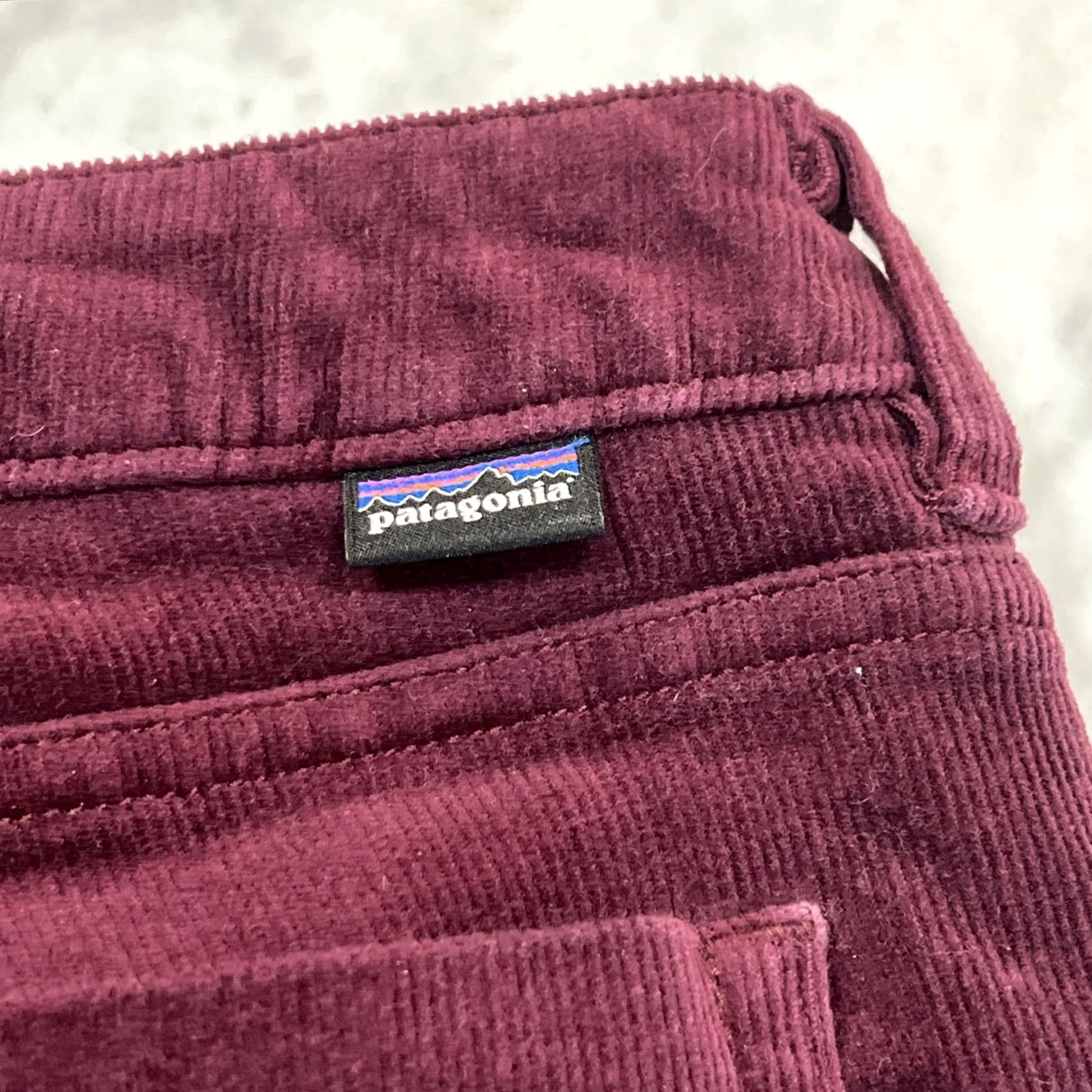 Patagonia Patagonia Pants Women's 29 Corduroy Bootcut Dark Currant Wine Stretch Organic cotton Size 29" - 5 Thumbnail