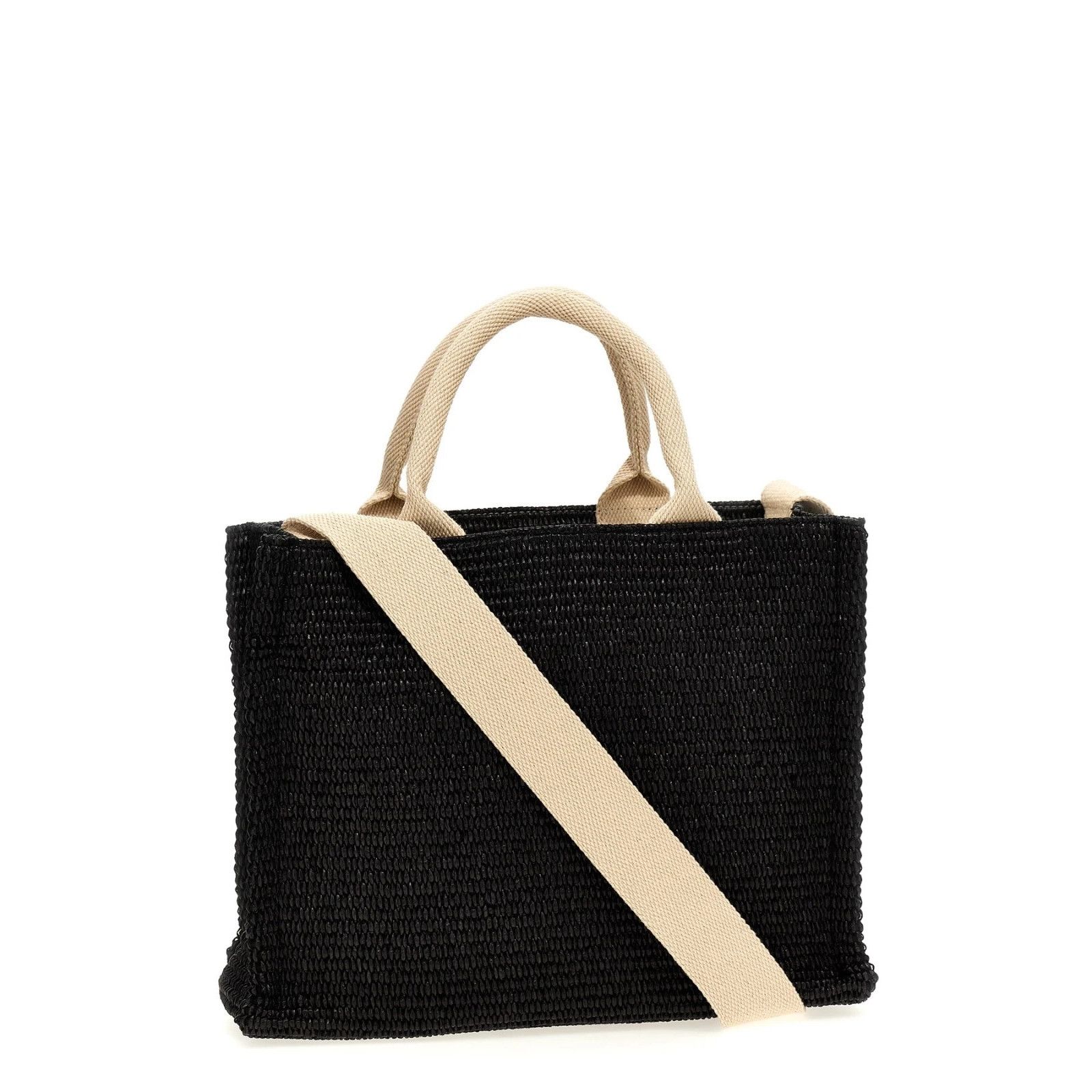 Marni MARNI Mini Tote Black Raffia Shoulder Bag New & Authentic Size ONE SIZE - 2 Thumbnail