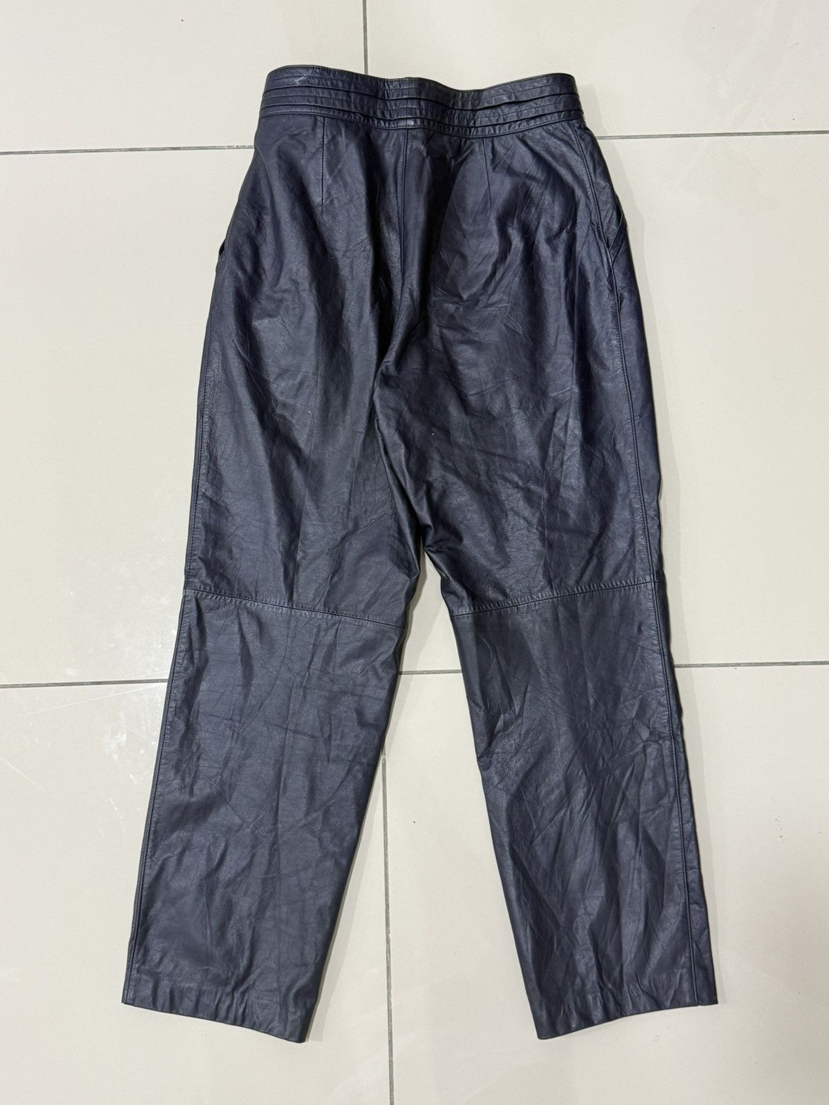 Genuine Leather × Japanese Brand × Vintage Yessica Leather Pants Size US 29 - 2 Thumbnail