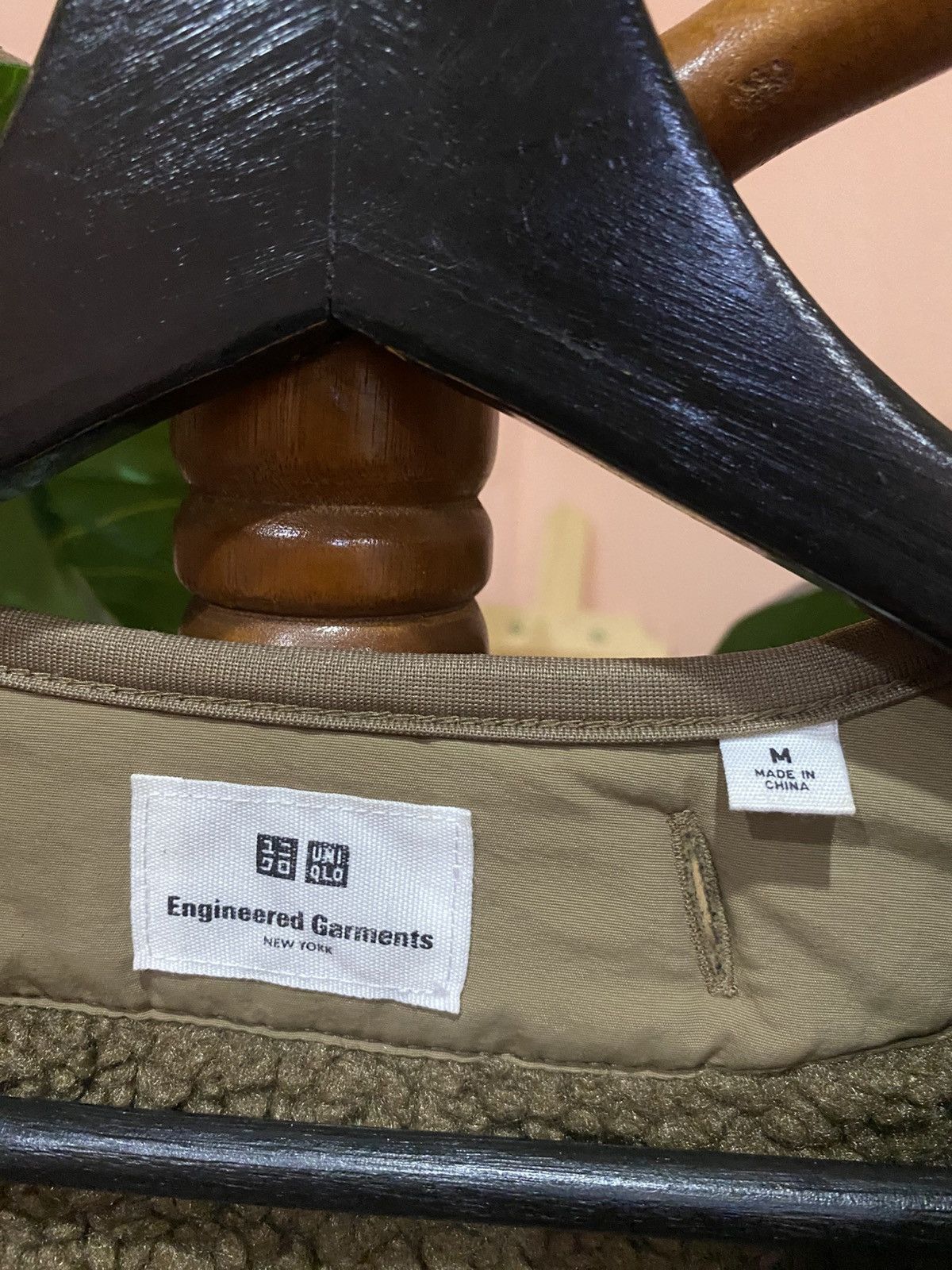 Engineered Garments × Uniqlo UNIQLO x Engineered Garments Olive Green Fleece Liner Jacket Size US M / EU 48-50 / 2 - 4 Thumbnail