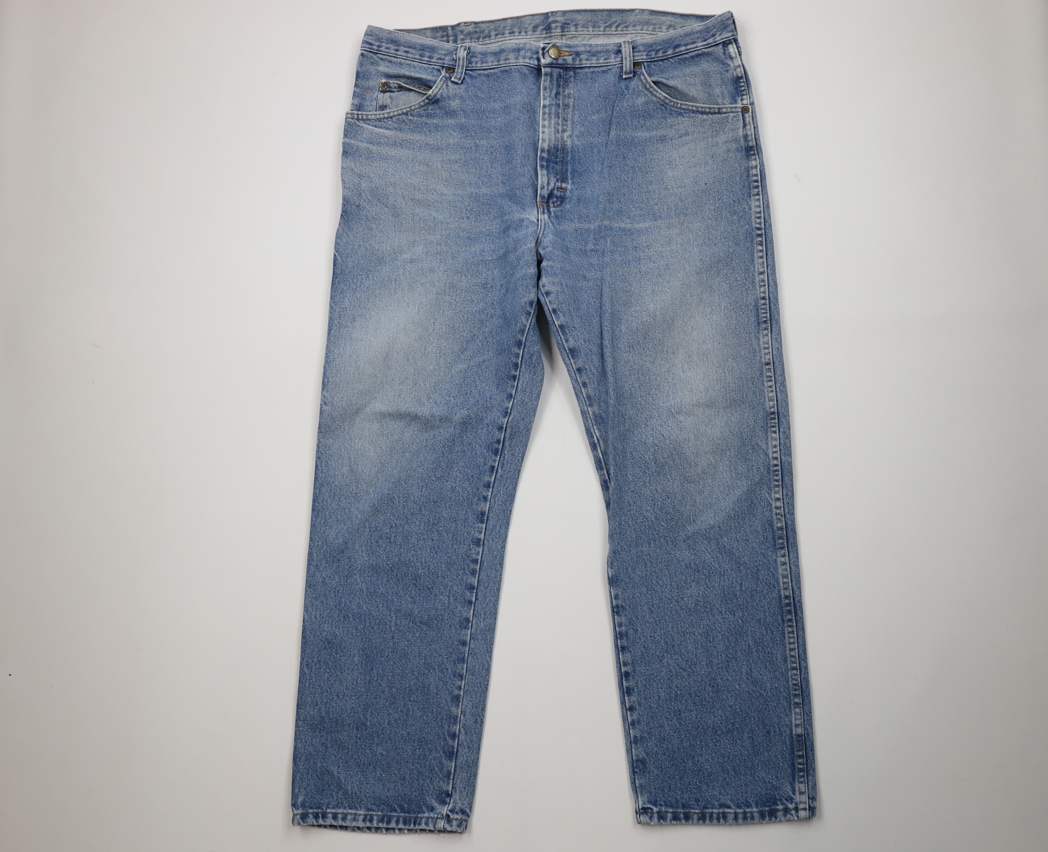 Wrangler Vintage Y2K Wrangler Cut Western Denim Jeans Blue Cotton Size US 40 / EU 56 - 1 Thumbnail