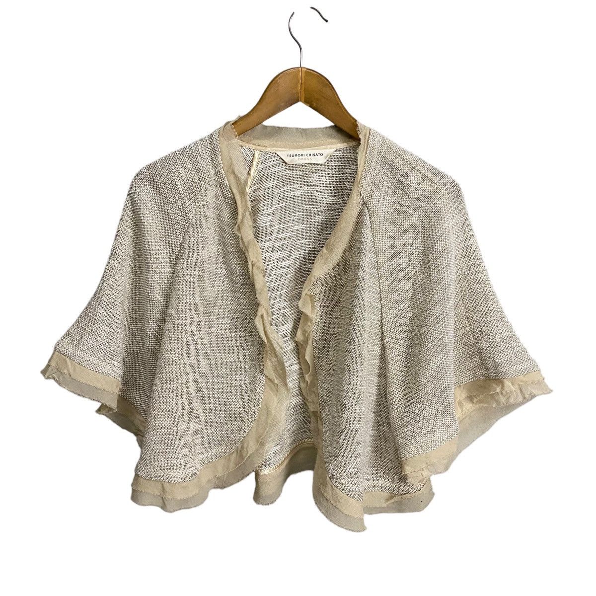 Issey Miyake × Japanese Brand × Tsumori Chisato Tsumori Chisato By issey miyake ruffle shawl collar dress Size L / US 10 / IT 46 - 1 Thumbnail