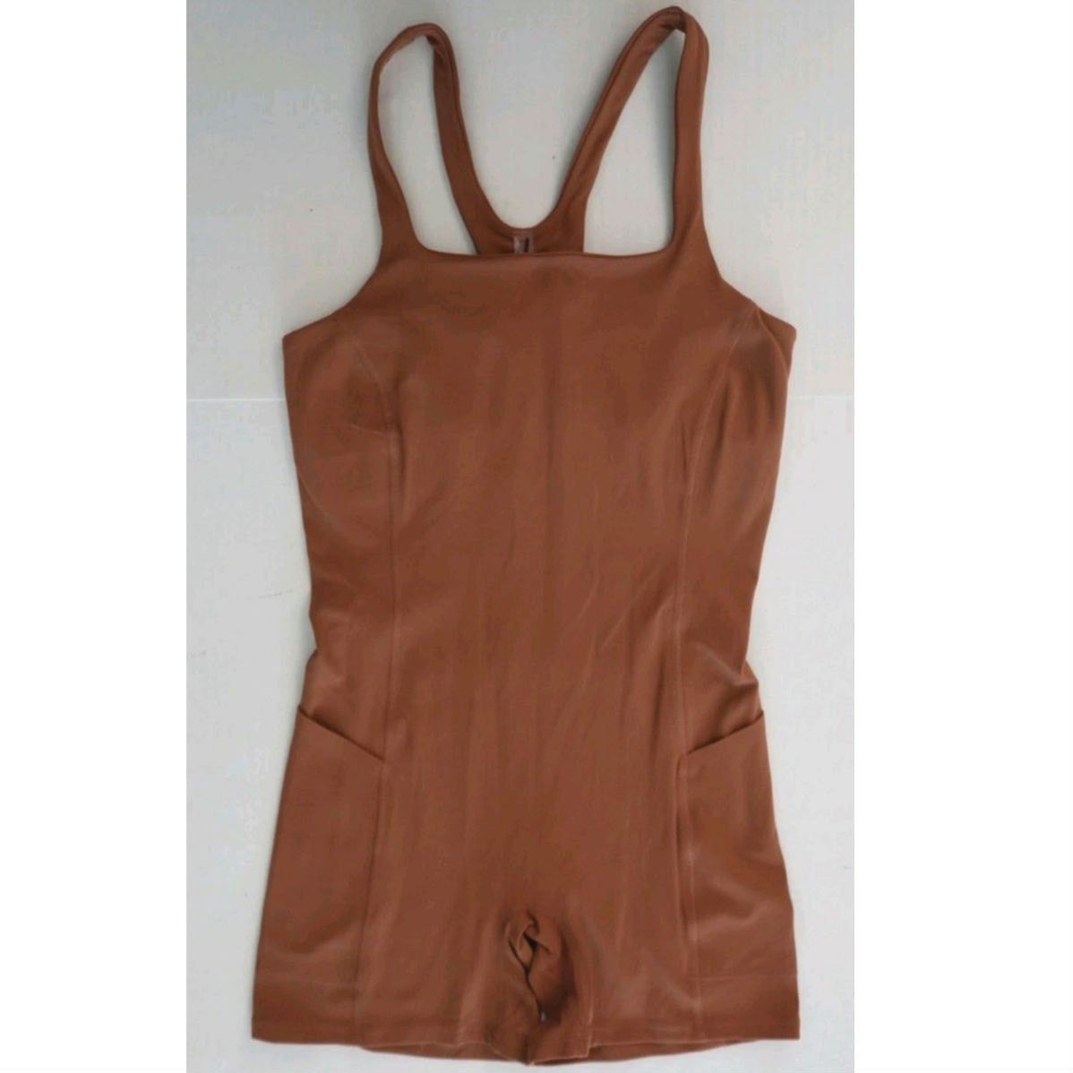 Free People New FP MOVEMENT Never Better Runsie $78 SMALL Sequoia Size 28" / US 6 / IT 42 - 5 Thumbnail