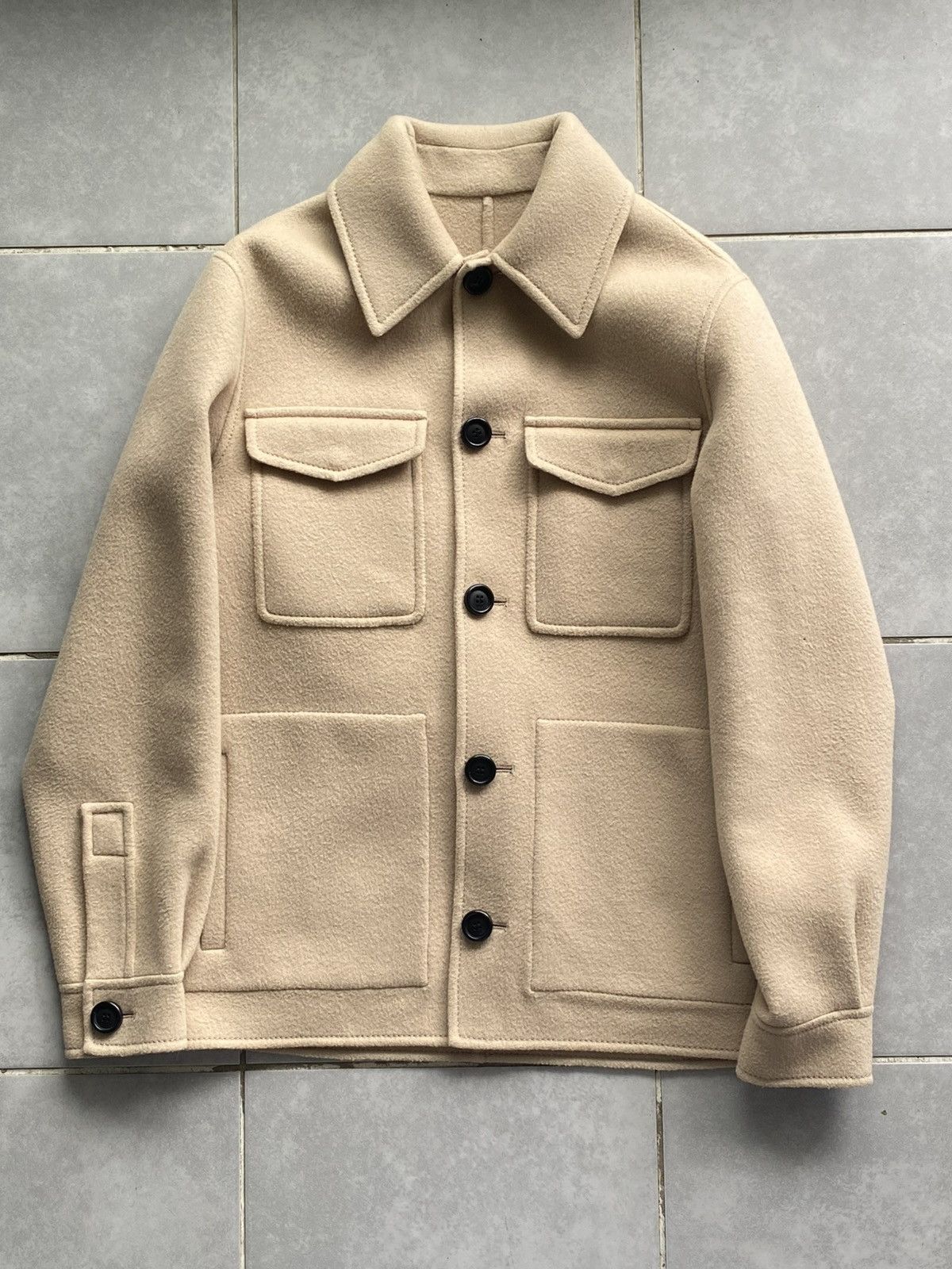 AMI｜JACKETS (HJK058 WV0018 221) AMI AMI Men Jacket HJK058 WV0018 4011 BLUE | Grailed