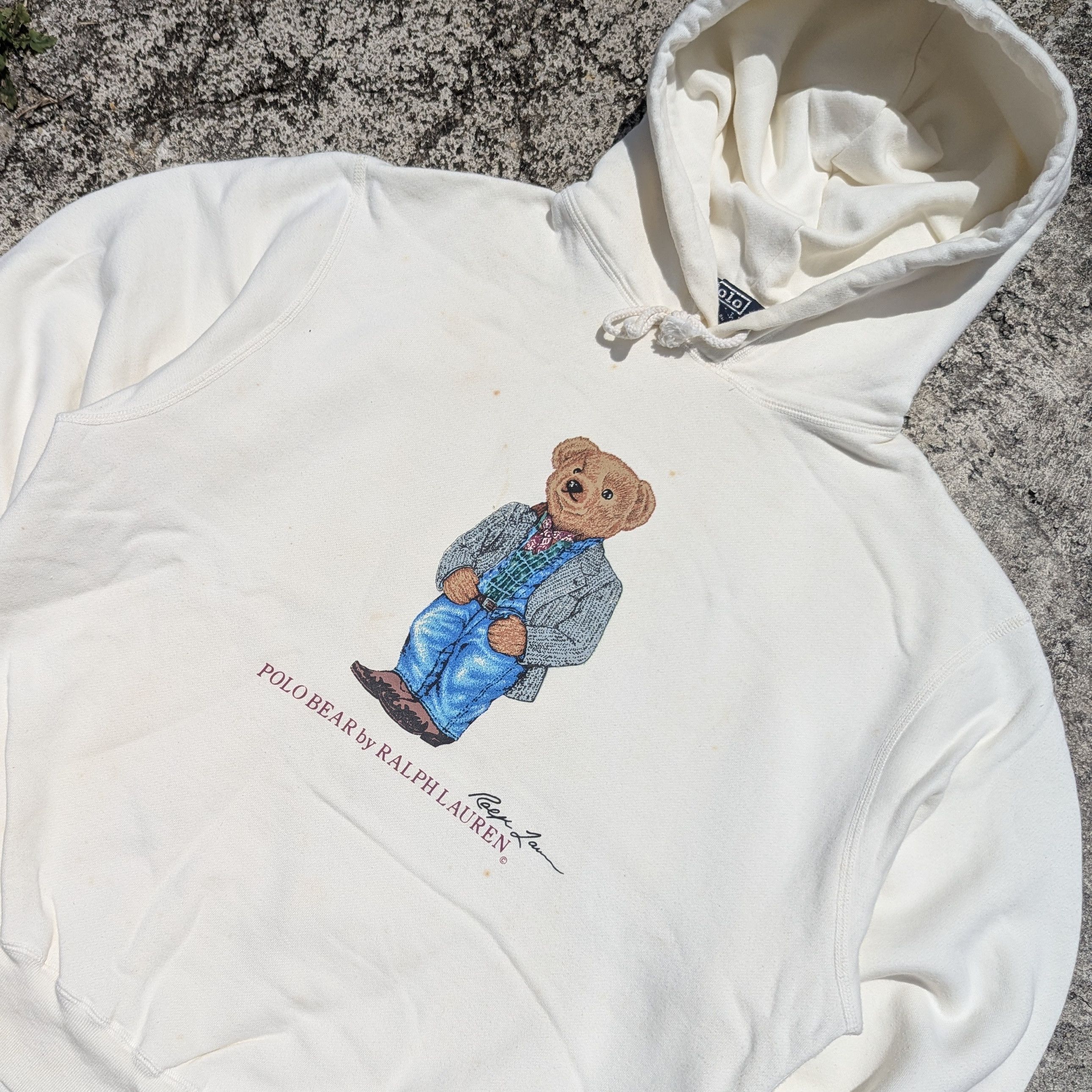 Polo Ralph Lauren Polo Ralph Lauren Polo Bear Hoodie Size US M / EU 48-50 / 2 - 2 Thumbnail