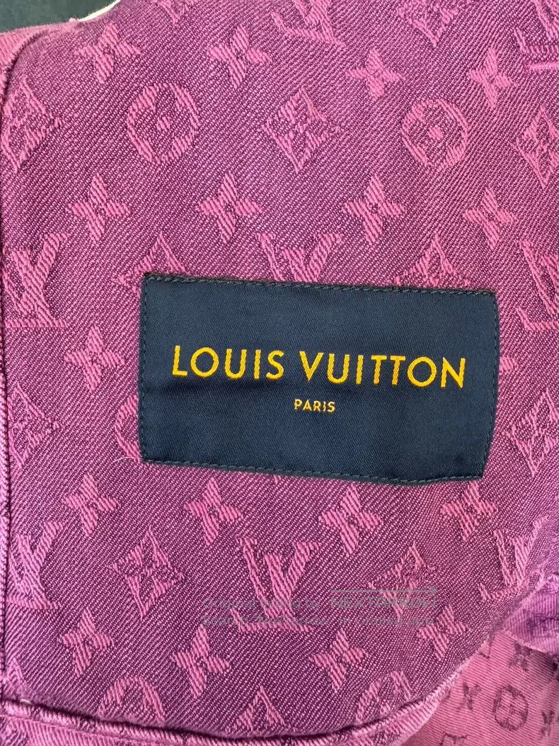 Louis Vuitton Louis Vuitton Purple full-print denim jacket Size US M / EU 48-50 / 2 - 4 Thumbnail