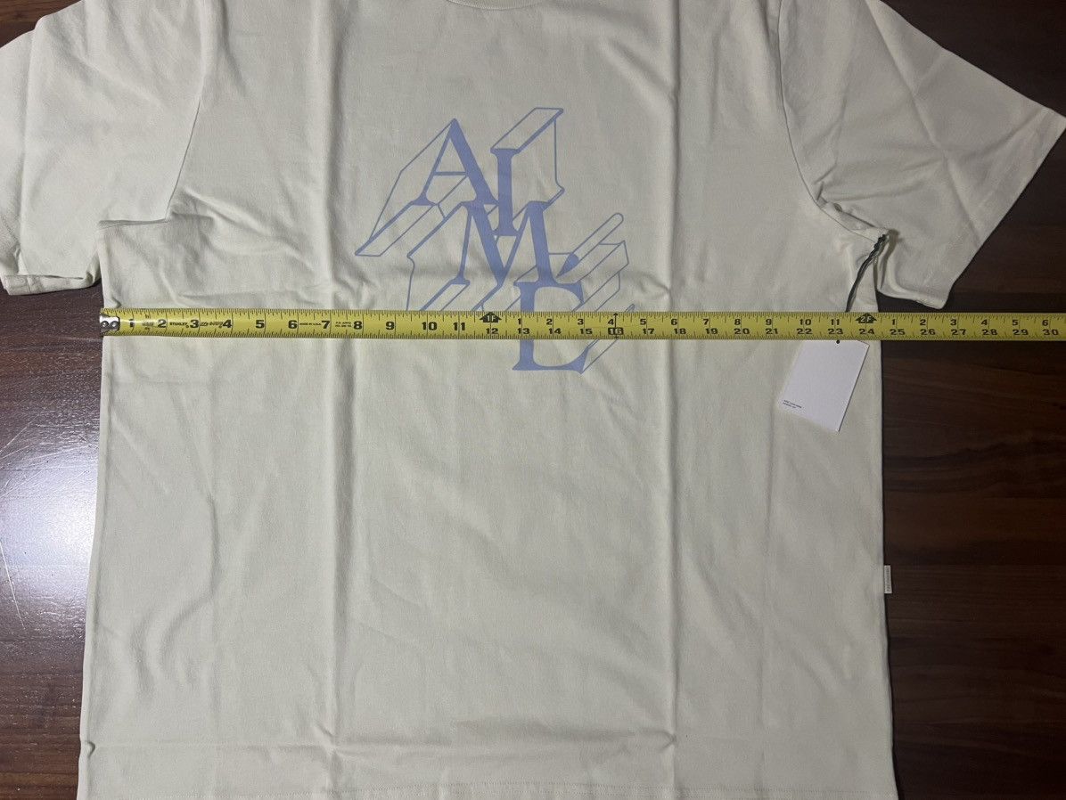 Aime Leon Dore Aime Leon Dore ALD Dimensions Logo Tee in Silver Green XXL Size US XXL / EU 58 / 5 - 6 Thumbnail