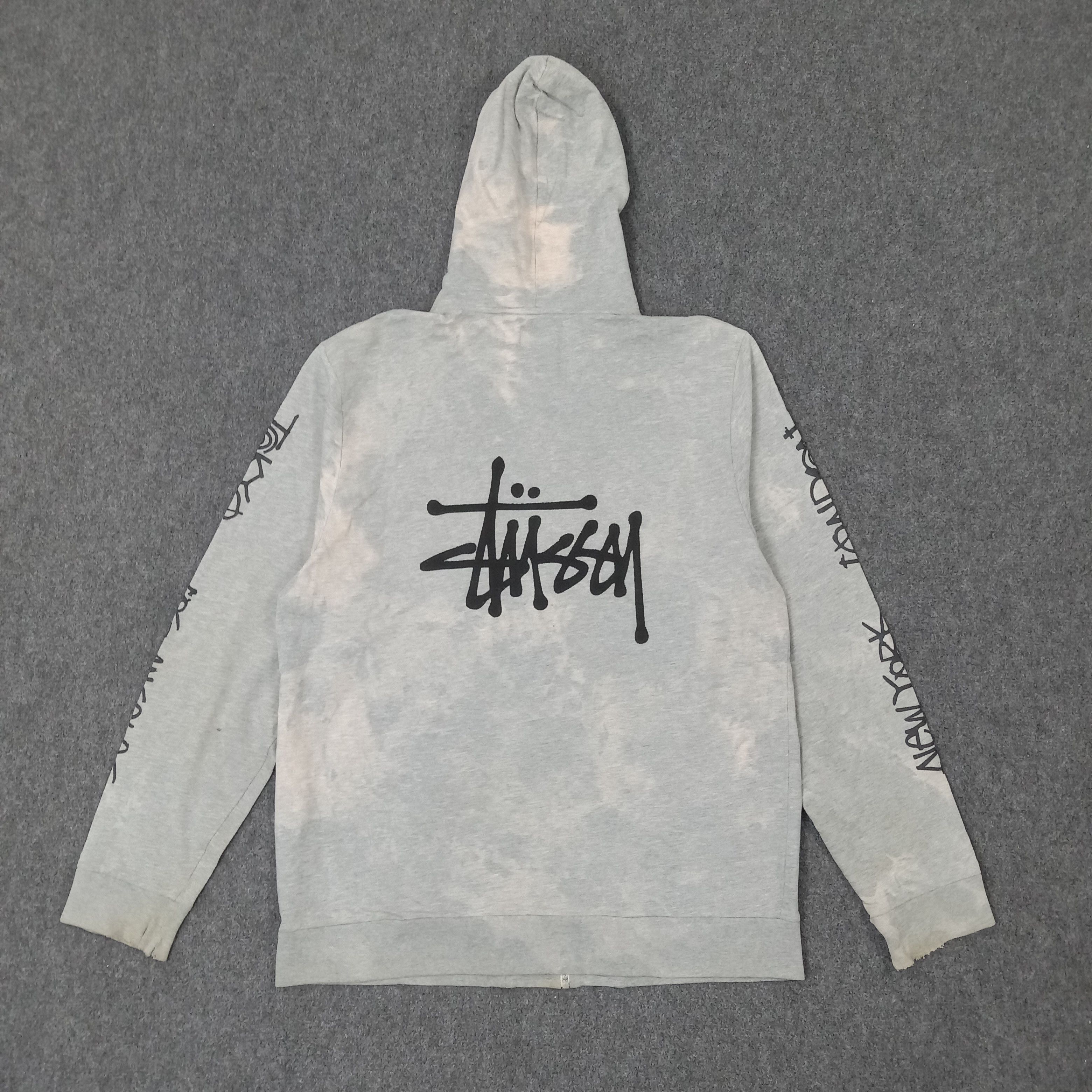 Stussy × Vintage Stussy Authentic Signature Logo Zipper Hoodies C216N13 Size US M / EU 48-50 / 2 - 1 Thumbnail