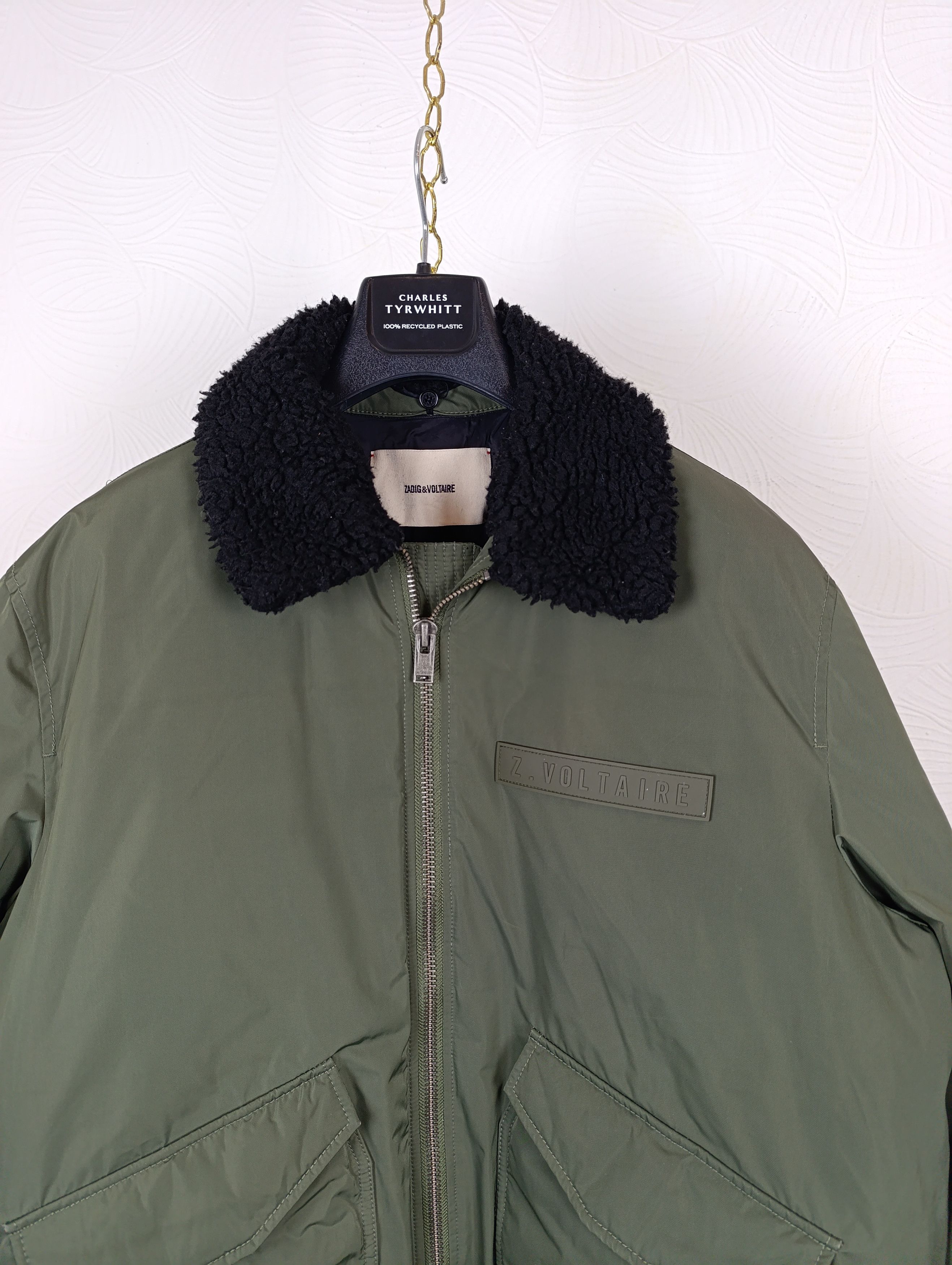 Zadig & Voltaire ZADIG VOLTAIRE MENS MATE NYLON TWILL BOMBER JACKET Size US XL / EU 56 / 4 - 2 Thumbnail