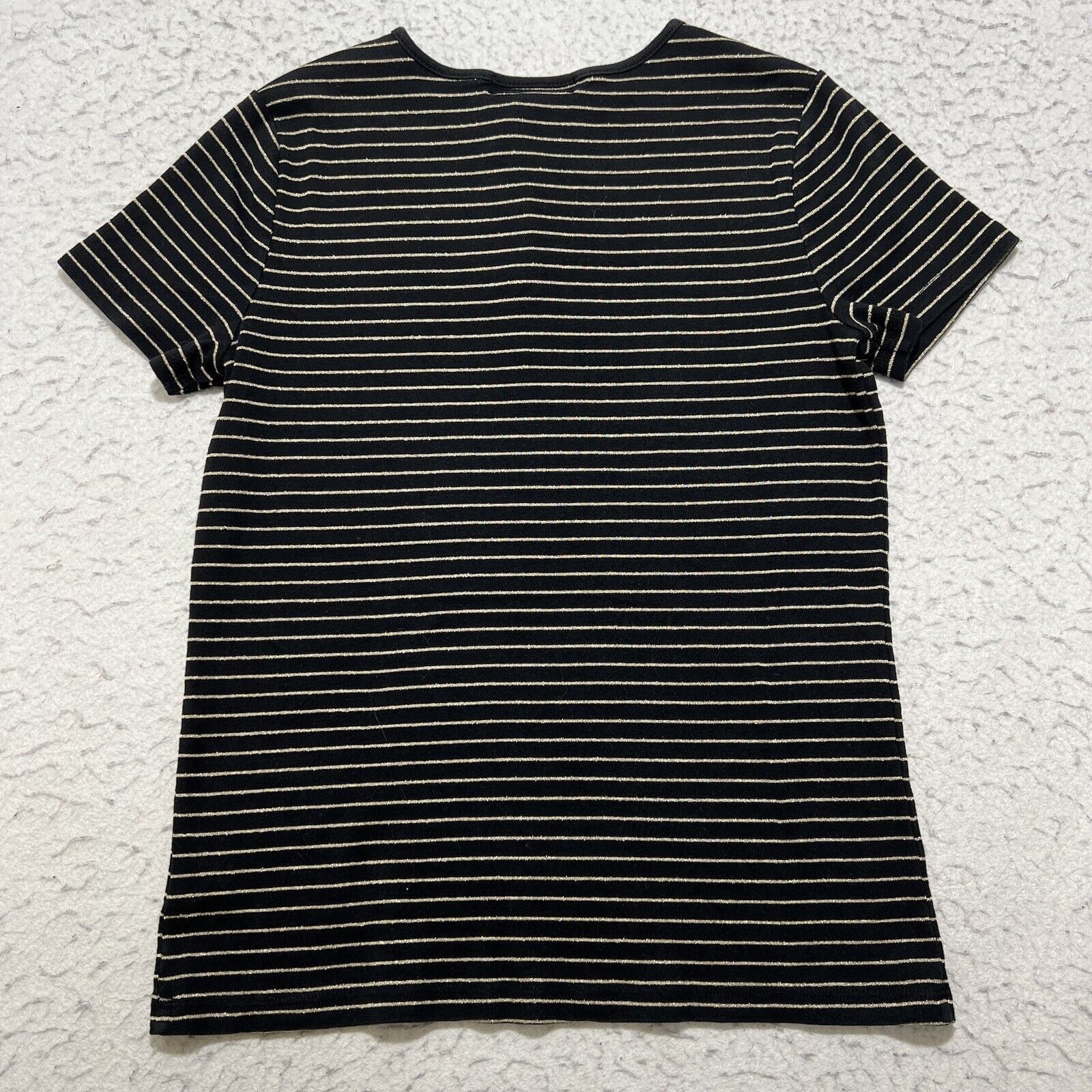 Lauren Ralph Lauren Lauren Ralph Lauren Henley Short Sleeve Black Gold T Shirt Size S / US 4 / IT 40 - 9 Thumbnail