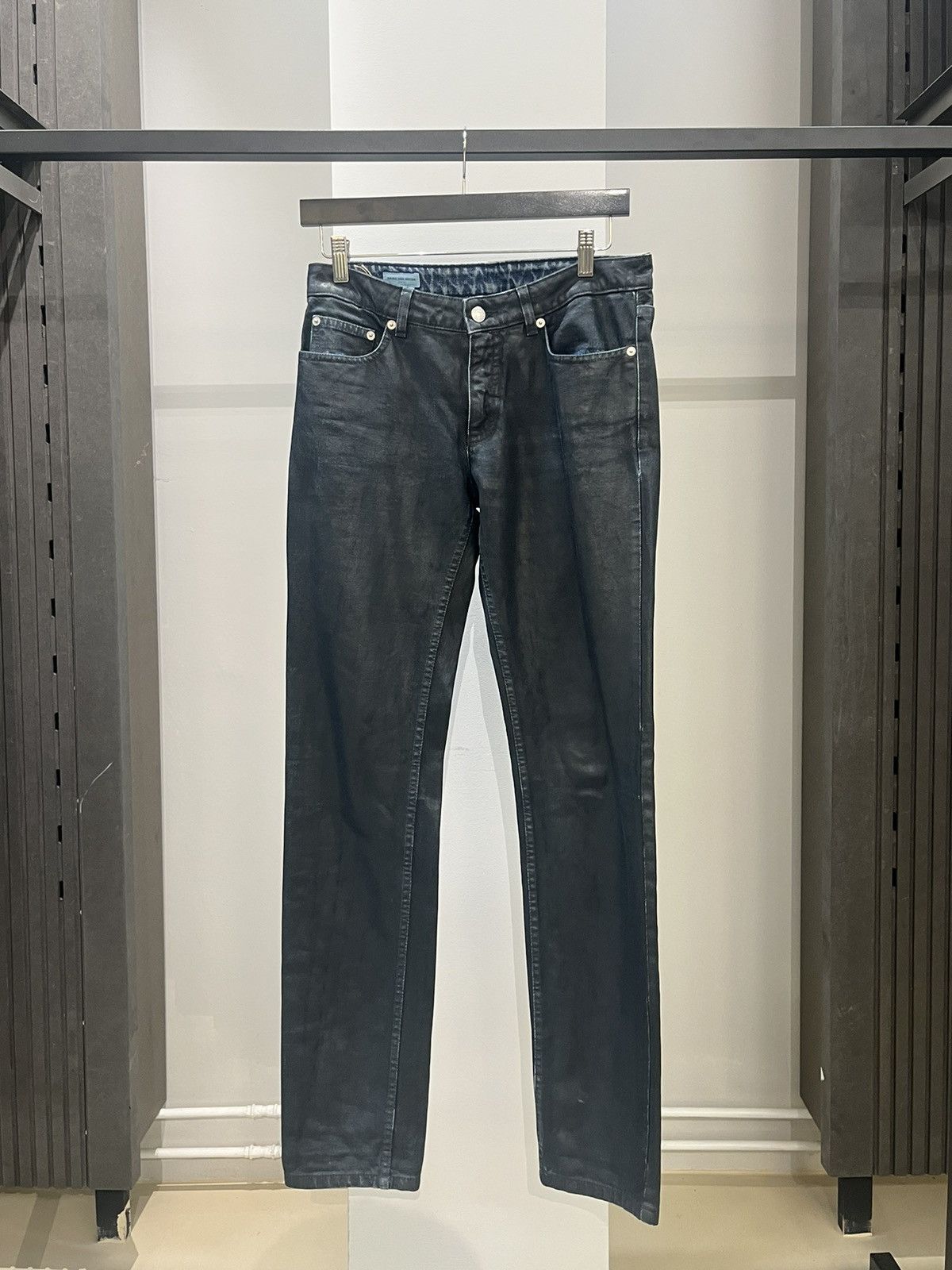 Dries Van Noten Dries van Noten Waxed Bi-Color Denim Size US 30 / EU 46 - 1 Thumbnail