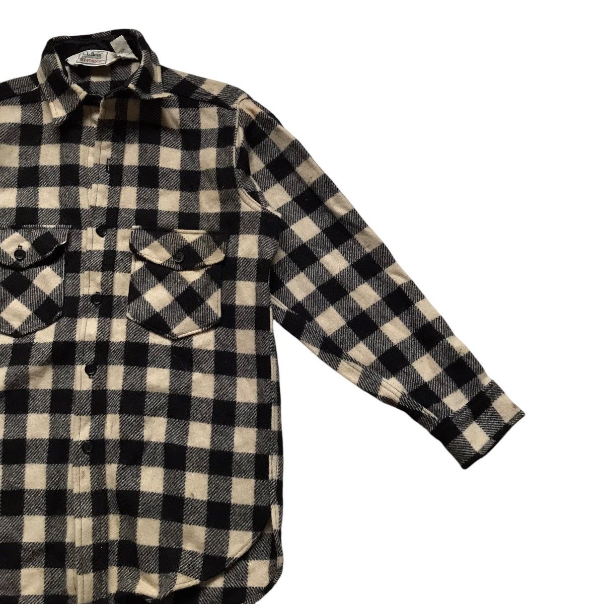 L.L. Bean × Vintage RARE VINTAGE L.L BEAN WOOL BUTTON UP FLANNEL JACKET Size US M / EU 48-50 / 2 - 3 Thumbnail