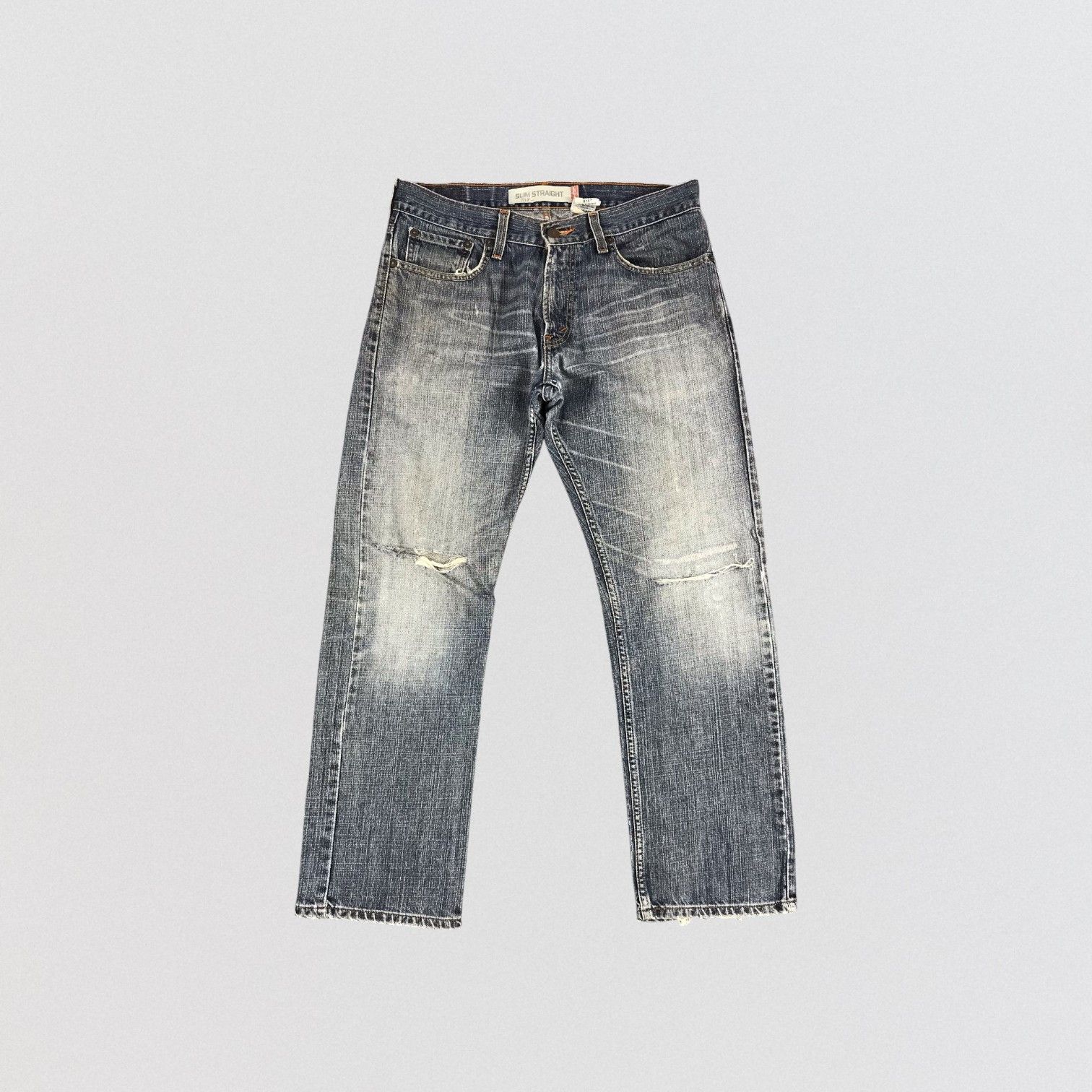 Levi's Vintage Distress Levis 514 Jeans-JM1144 Size US 33 - 1 Thumbnail