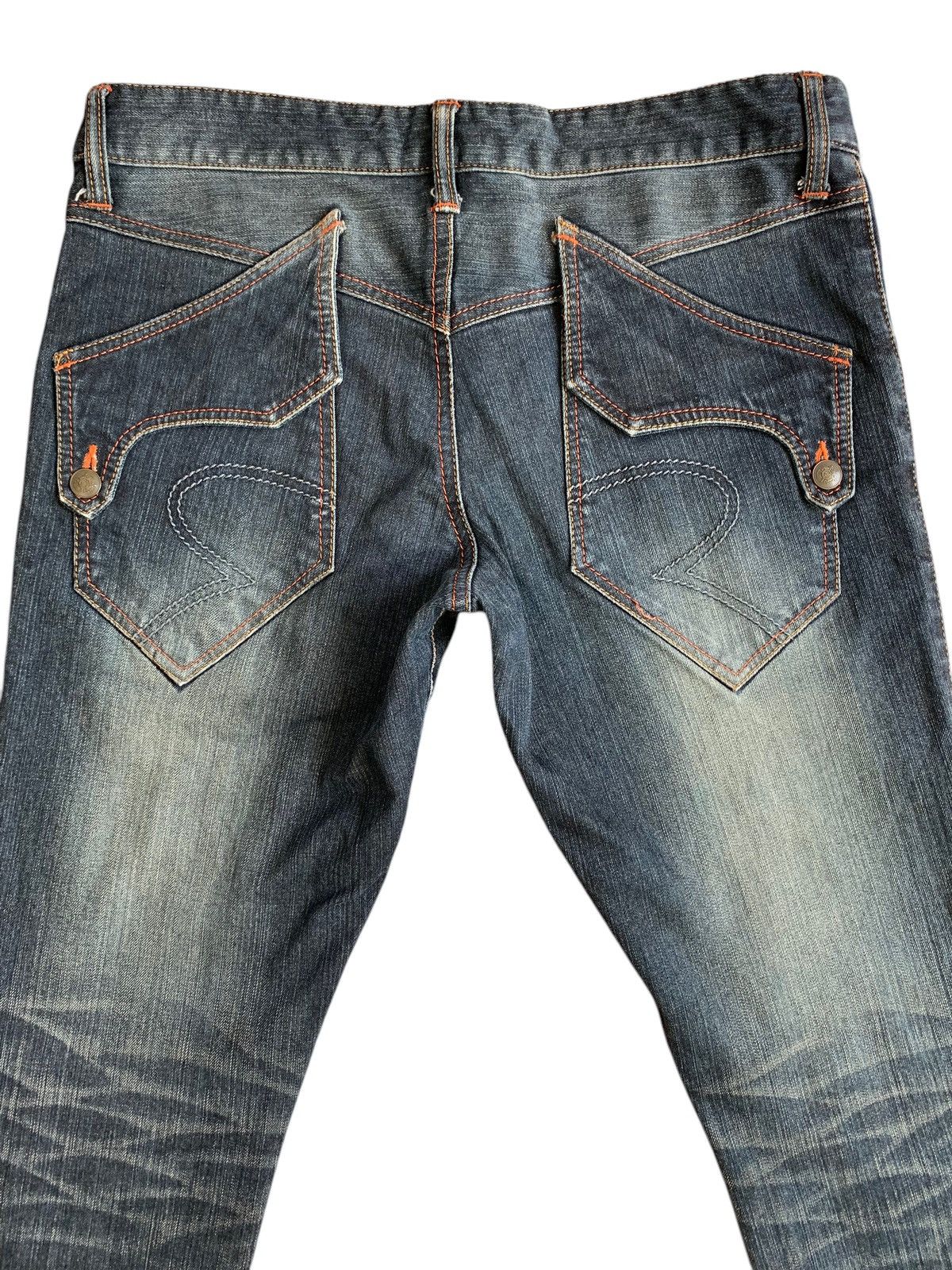 Obelisk Obelisk Archive Edo Black Flared Indigo Mudwash Denim Size US 32 / EU 48 - 17 Thumbnail
