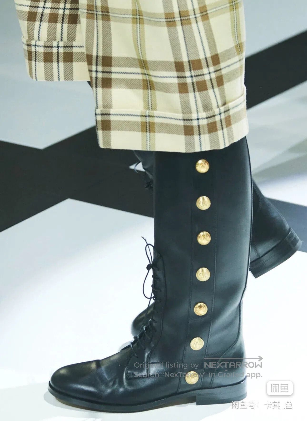 Gucci Guicci Long boots Cavalry boots| Size US 10 / EU 43 - 3 Thumbnail
