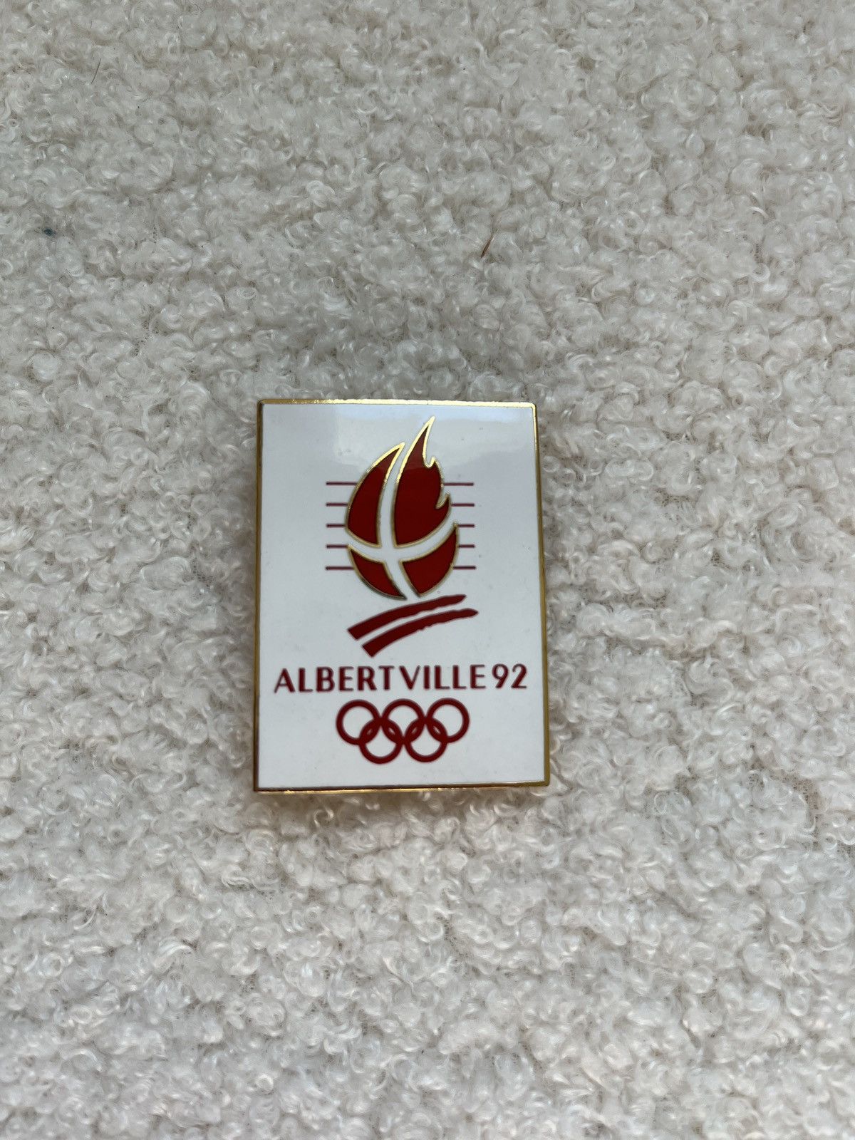 USA Olympics × Vintage Heavy vintage double pin Albertville 92 Size ONE SIZE - 1 Thumbnail