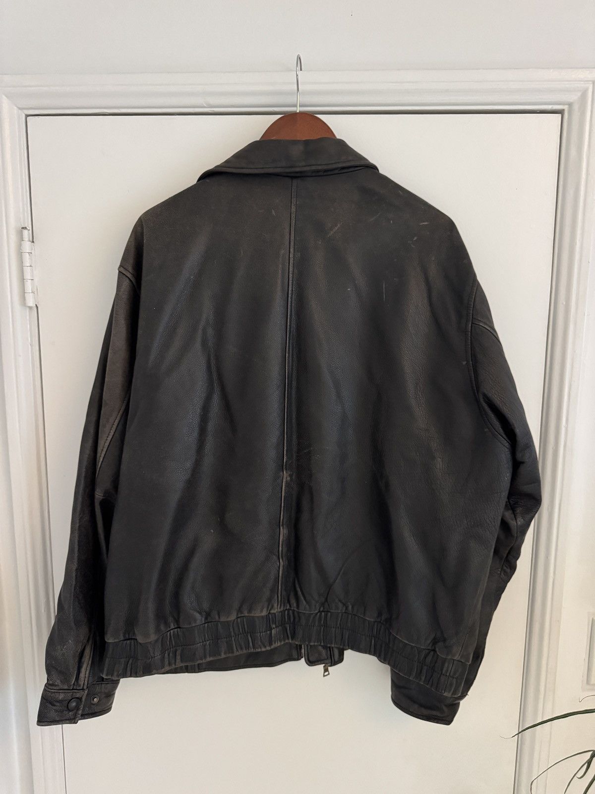 Eddie Bauer Vintage Eddie Bauer Leather Bomber Jacket Size US XL / EU 56 / 4 - 2 Thumbnail