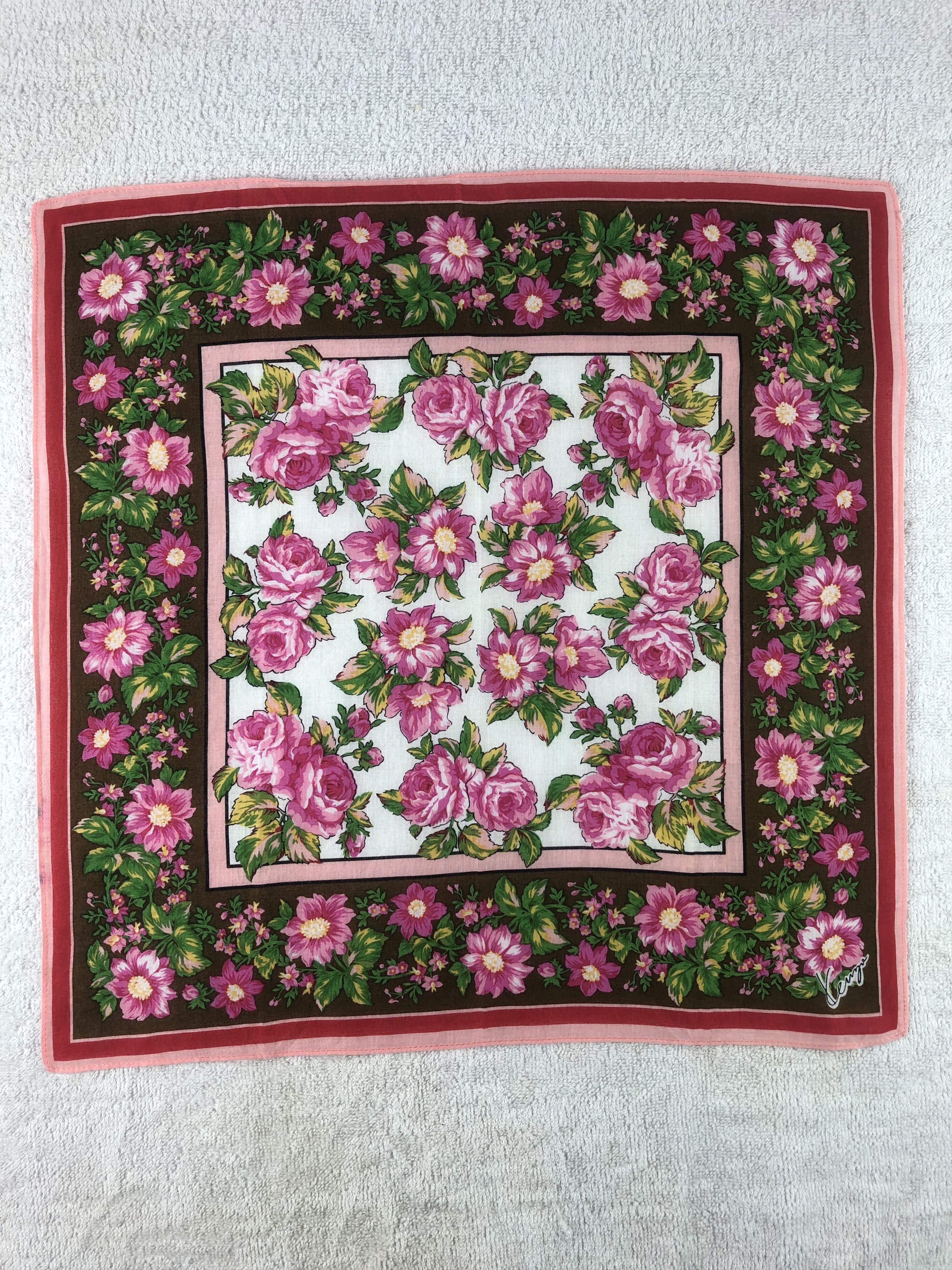 Kenzo × Vintage Kenzo Handkerchief / Bandana / Neckerchief Size ONE SIZE - 3 Thumbnail