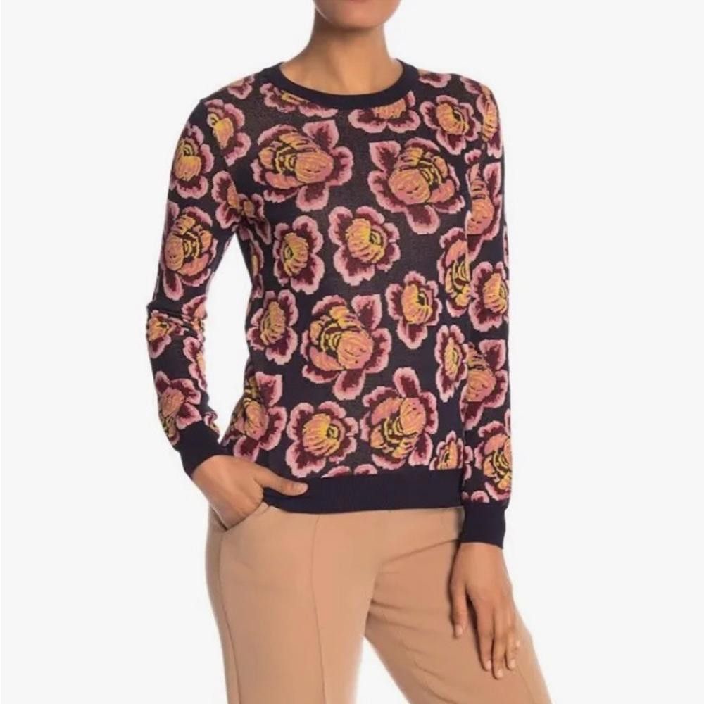 Designer Catherine Malandrino l Floral Sweater XS Size XS / US 0-2 / IT 36-38 - 9 Thumbnail