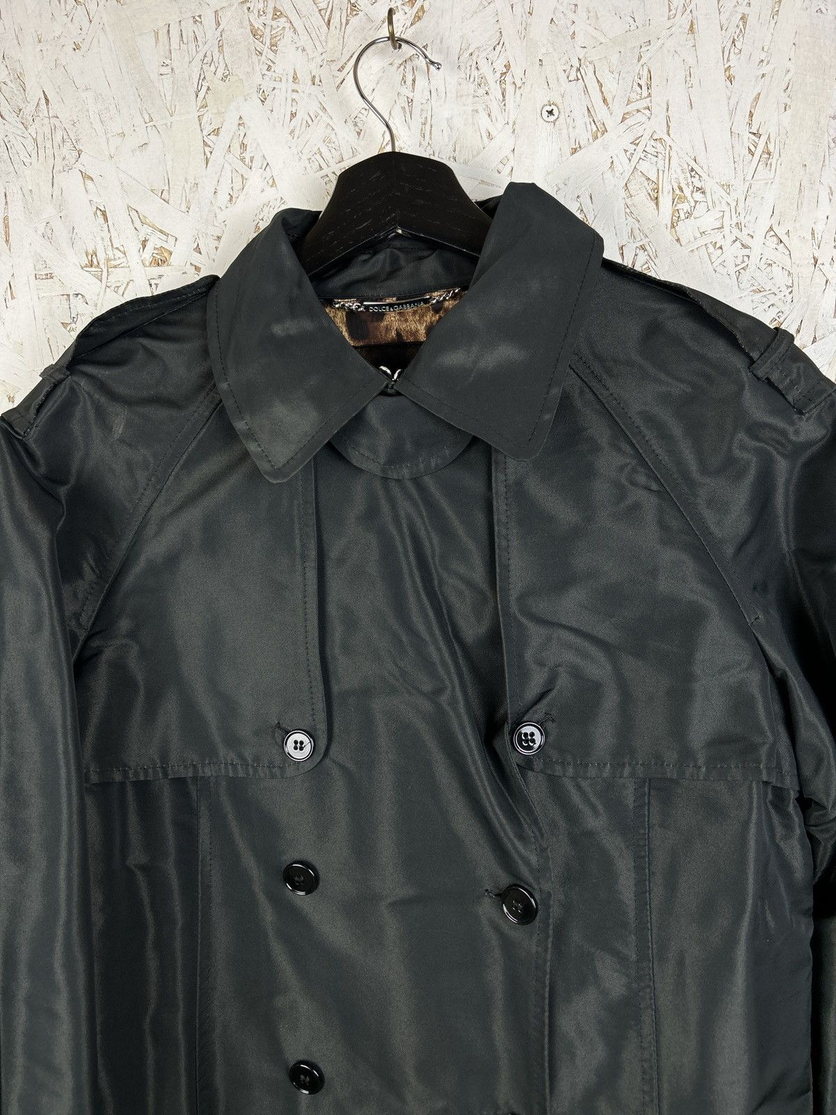Dolce & Gabbana Dolce & Gabbana Polyester Nylon Trench Coat Size 38 Size XS / US 0-2 / IT 36-38 - 2 Thumbnail
