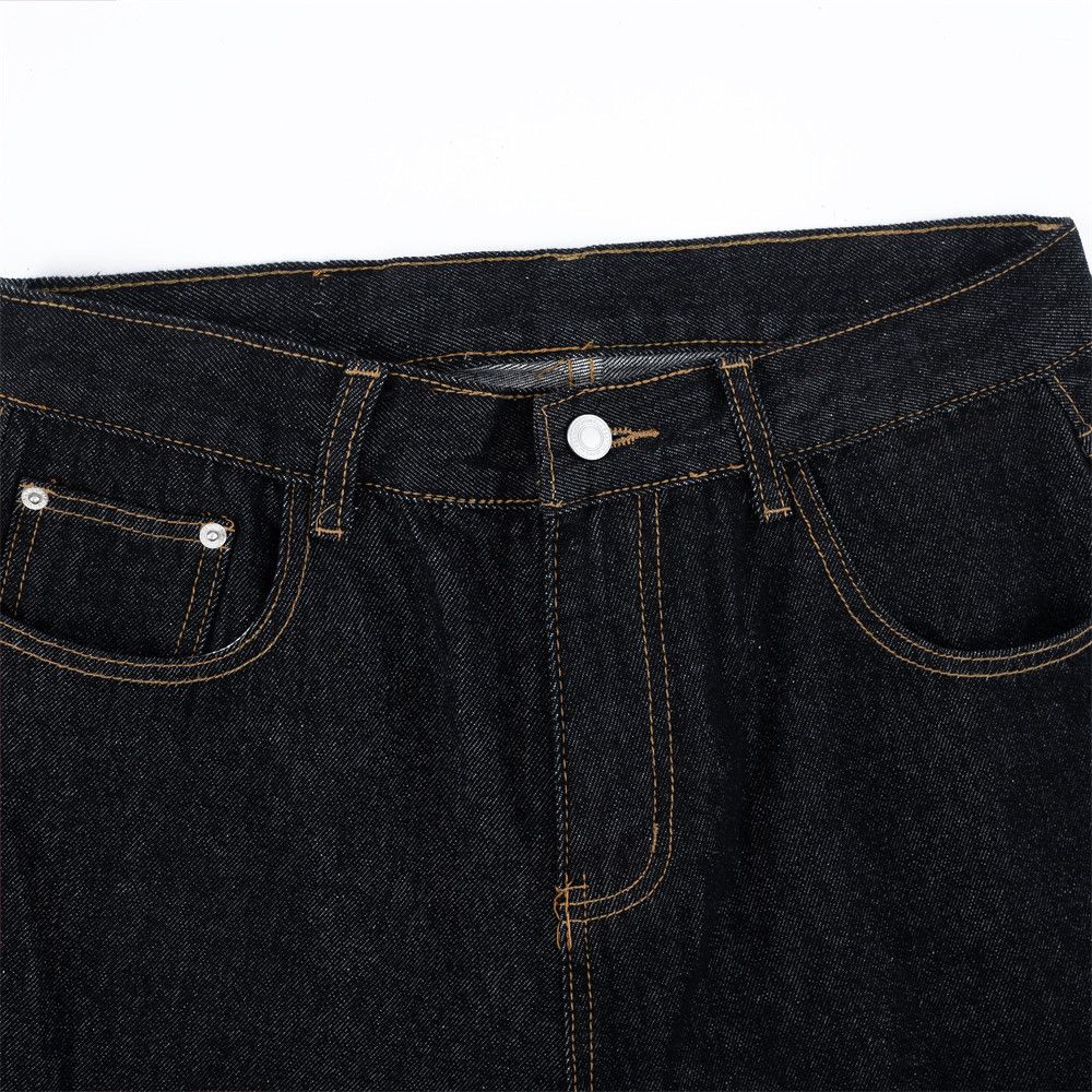 Japanese Brand × Jean Men's American simple versatile loose casual straight jeans Size US 32 / EU 48 - 3 Thumbnail