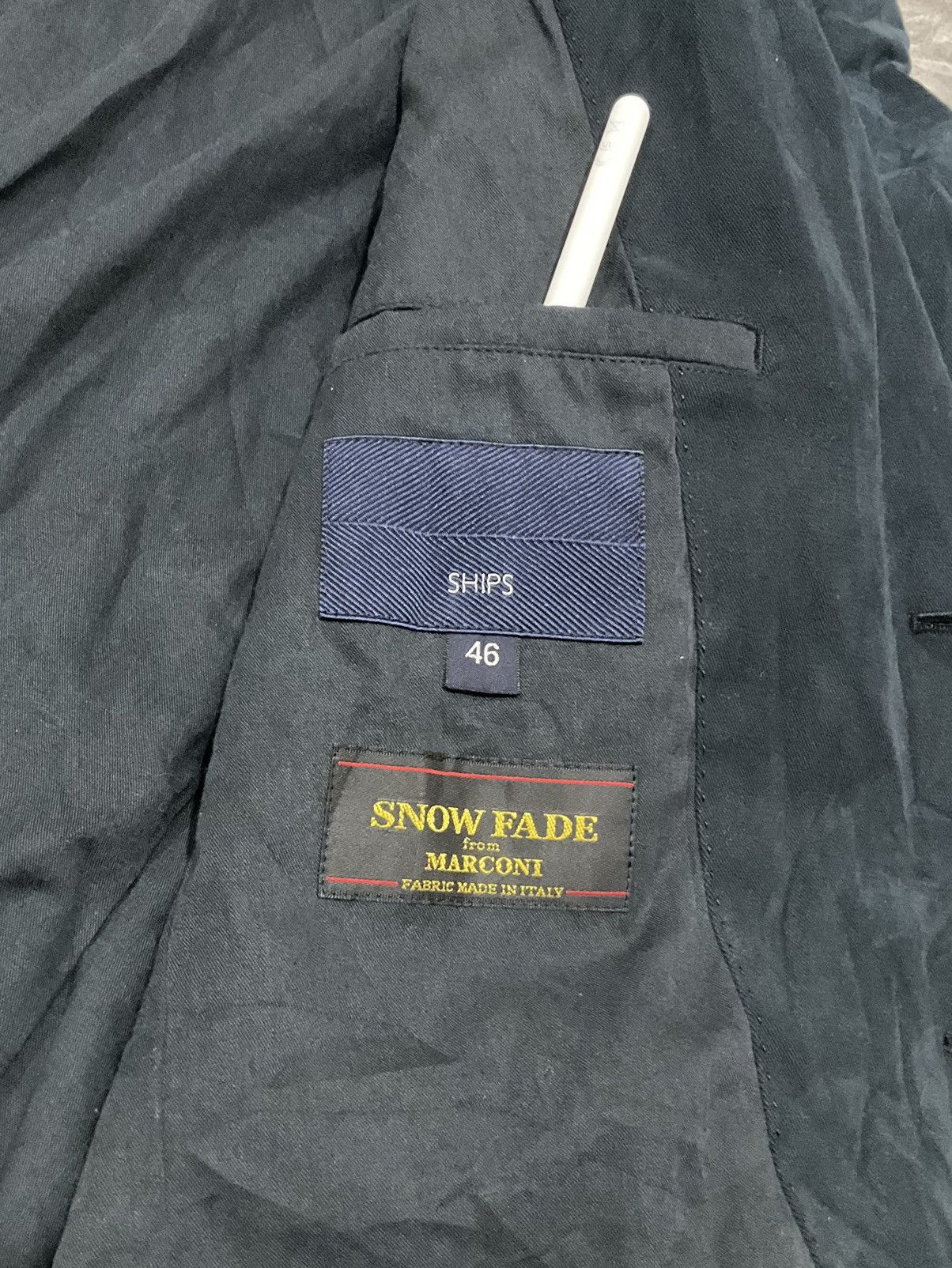 SHIPS 💥Ships Snow Fade from Marconi Fabric Made in Italy Size US S / EU 44-46 / 1 - 9 Thumbnail