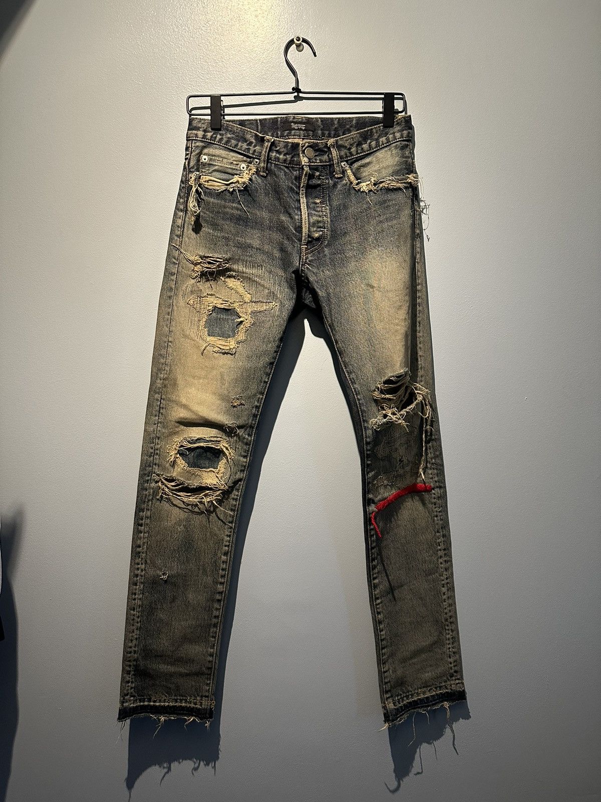 image of Undercover 68 Red Yarn in Blue, Men's (Size 28)