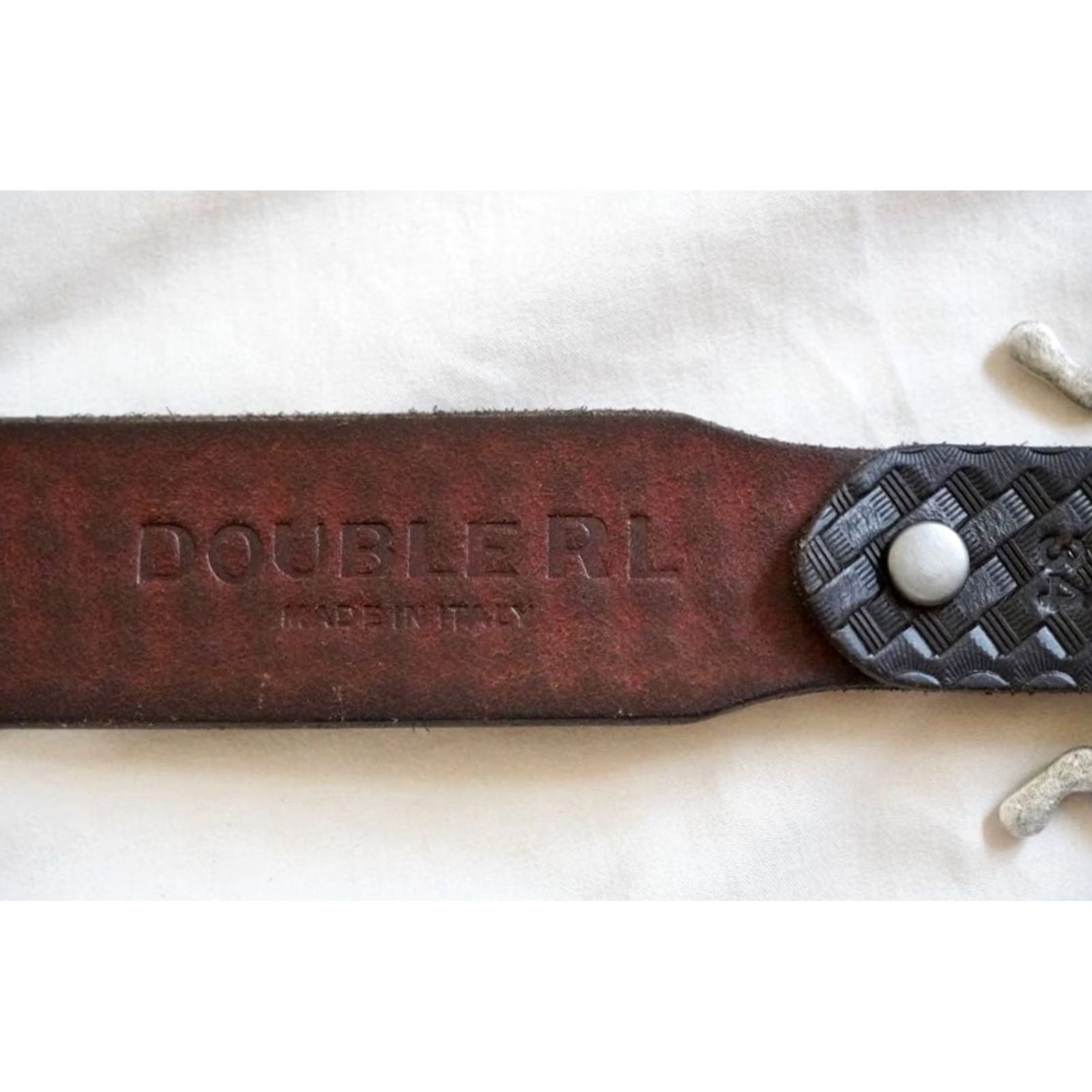Ralph Lauren RRL RALPH LAUREN Belt Brown Leather Lizard Sunburst Casual Size 34 Mens Size 34 - 4 Thumbnail