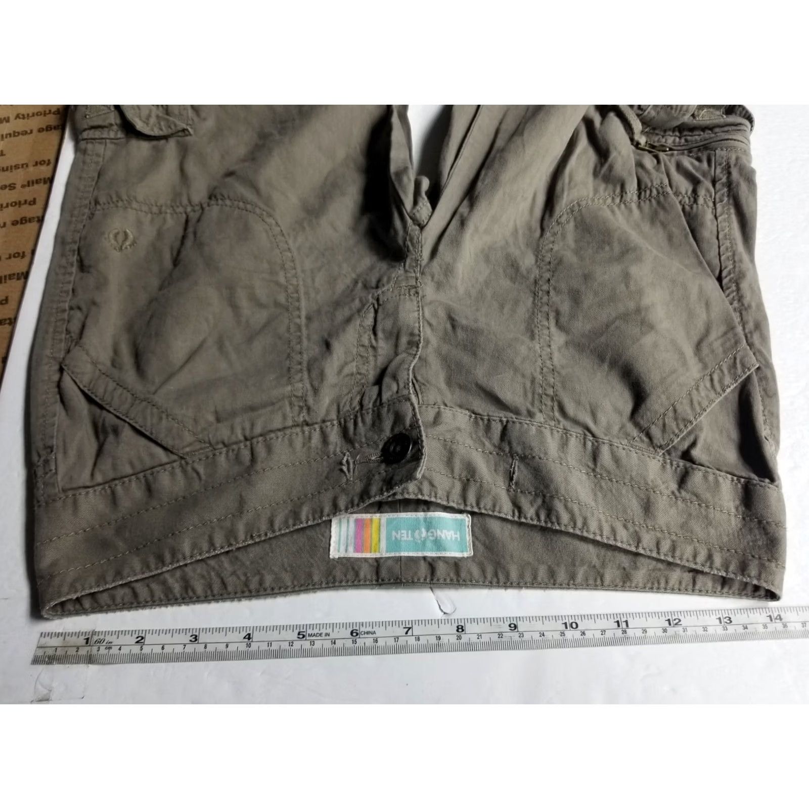 Hang Ten Juniors Hang Ten Capri Pants Brown womens Size 0 Size 25" / US 0 / IT 36 - 3 Thumbnail