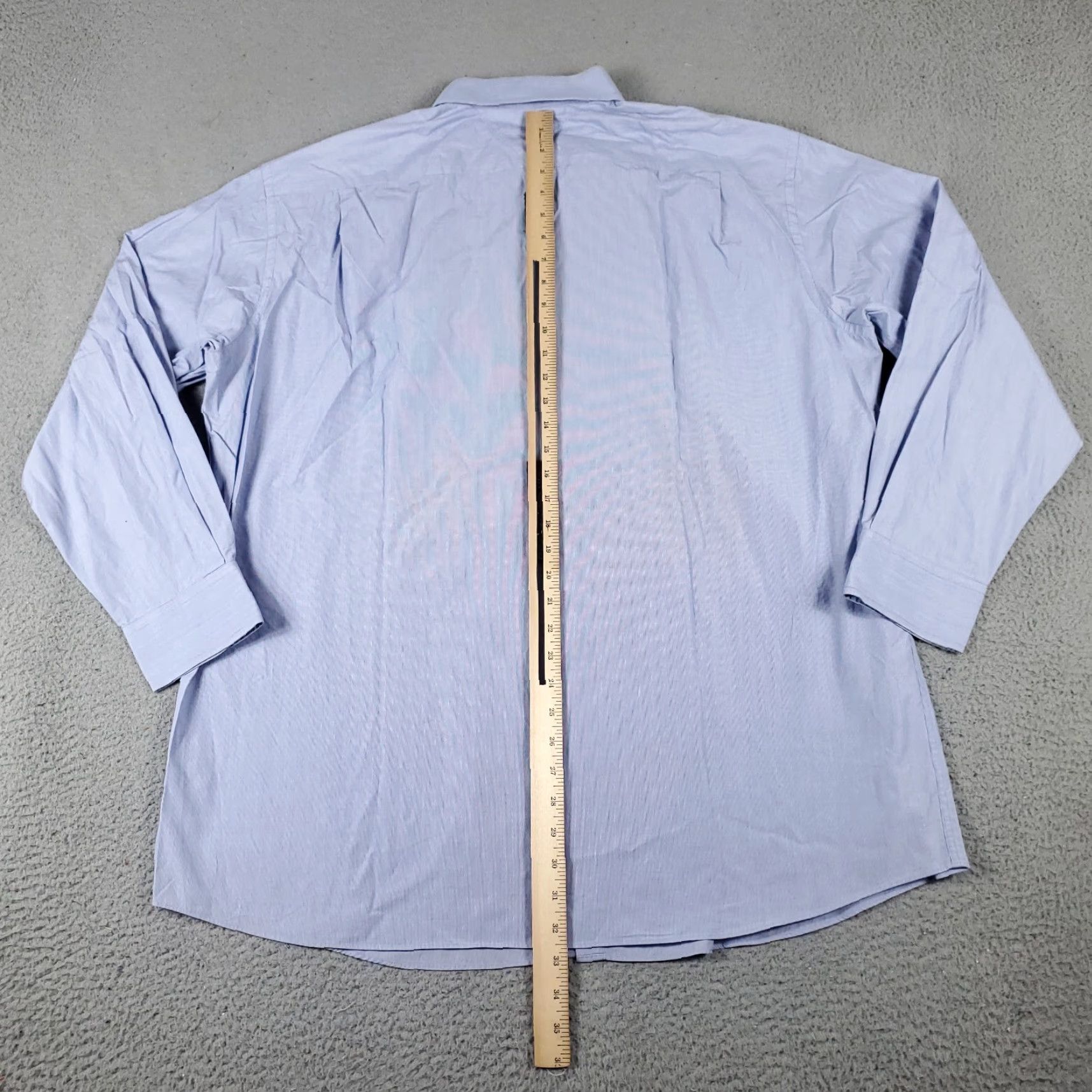 Tommy Hilfiger Tommy Hilfiger Shirt XL Blue Button-Up Long Sleeve Cotton Collared Classic Preppy Mens Size US XL / EU 56 / 4 - 4 Thumbnail