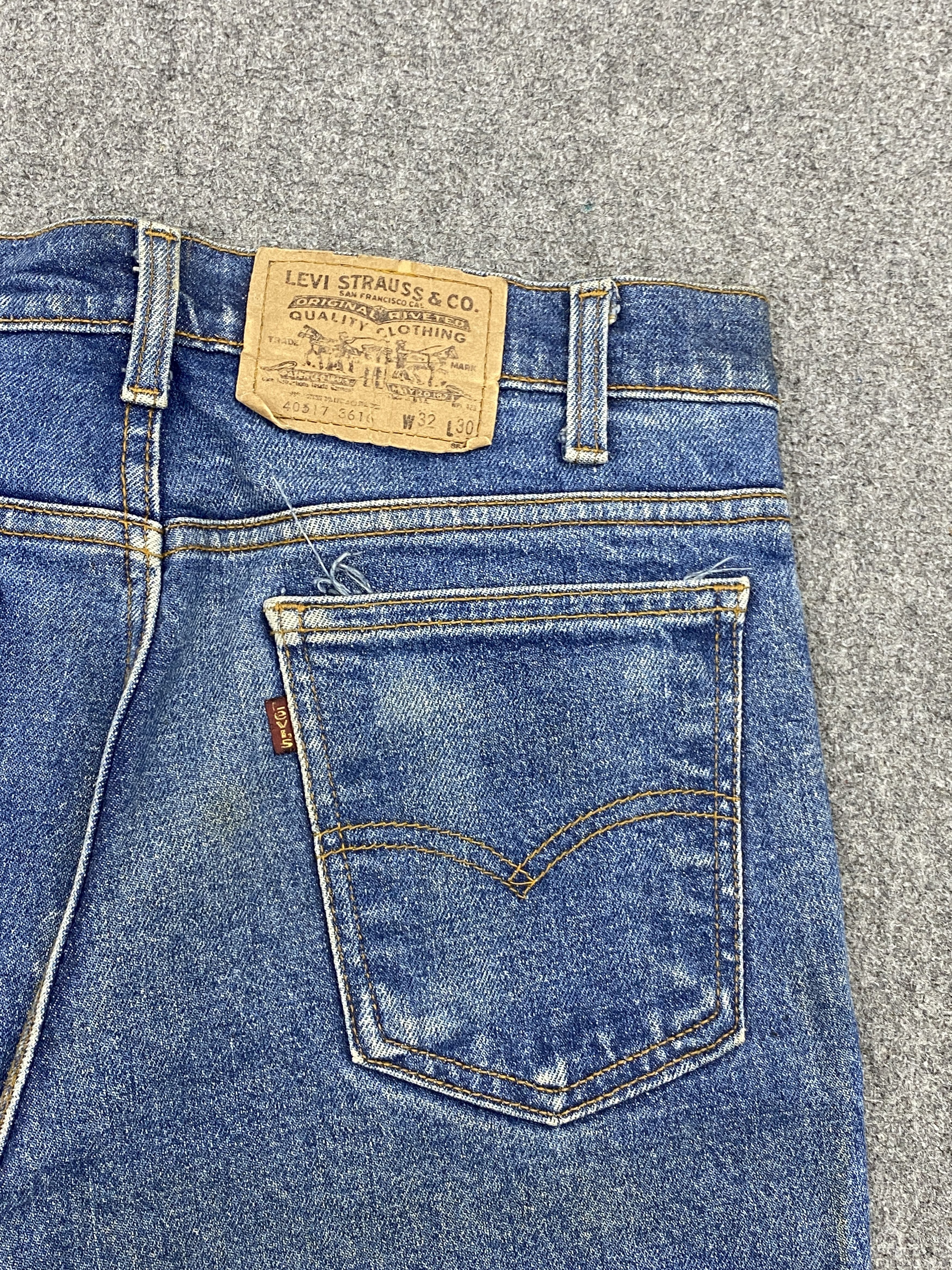 Levi's Vintage 80s Levis 517 Flared Bootcut Jeans DP2589 Size US 32 / EU 48 - 13 Thumbnail