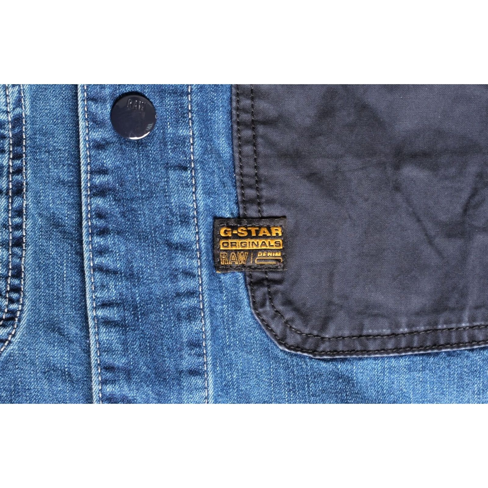G-Star G-STAR BLAKE ZIP OVERSHIRT Denim Jacket Men M Blue MJ6576 Size US M / EU 48-50 / 2 - 5 Thumbnail