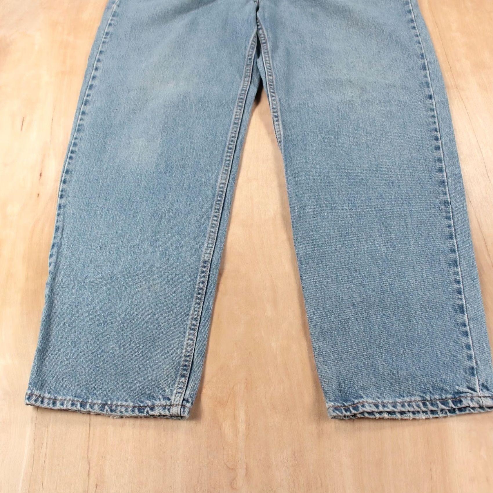 Levi's vtg LEVI'S 550 relaxed fit denim jeans 38x30 stonewash made usa y2k tag Size US 38 / EU 54 - 5 Thumbnail