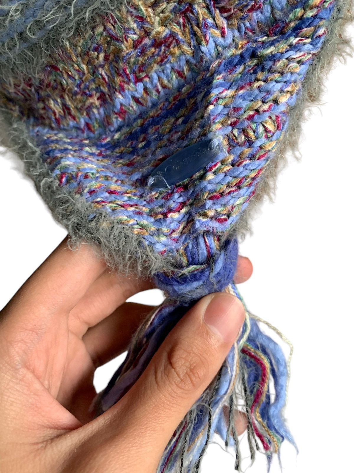 Japanese Brand × Kapital × Vintage Knitted Crochet Columbia Winter Sessions Earflap Rare Hats Size ONE SIZE - 10 Thumbnail