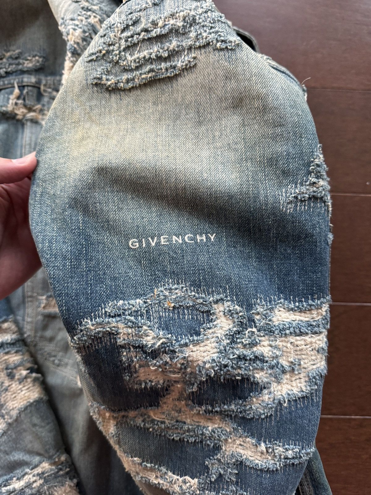 Givenchy Givenchy distressed denim boro jacket XL Size US XL / EU 56 / 4 - 6 Thumbnail