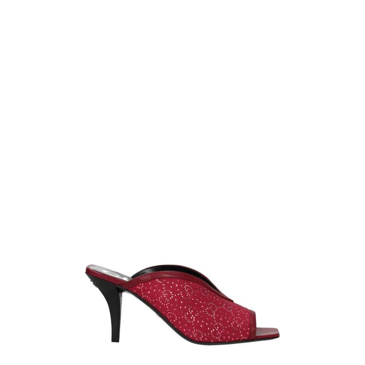 Gucci ob1o1e1124 Fabric Sandals in Red Size US 5 / IT 35 - 1 Thumbnail