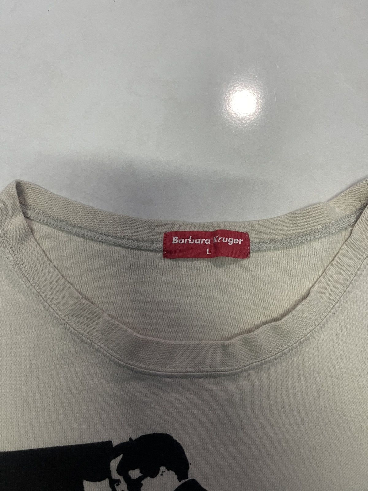 Barbara Kruger 🔥HOT🔥VINTAGE BARBARA KRUGER PHOTO TEE VERY RARE Size L / US 10 / IT 46 - 3 Thumbnail