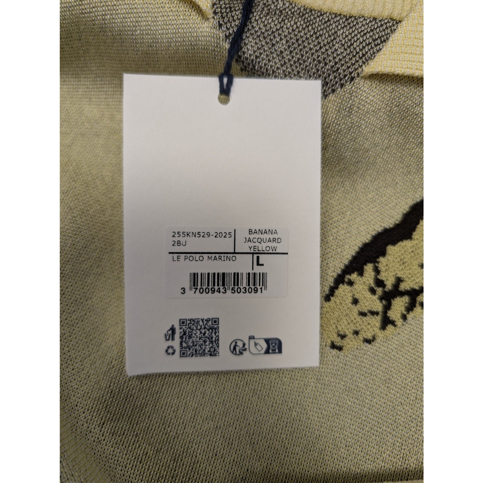 Jacquemus o1rshd1 Le Polo Marino Short-Sleeve Shirt in Banana Yellow Size US L / EU 52-54 / 3 - 18 Thumbnail