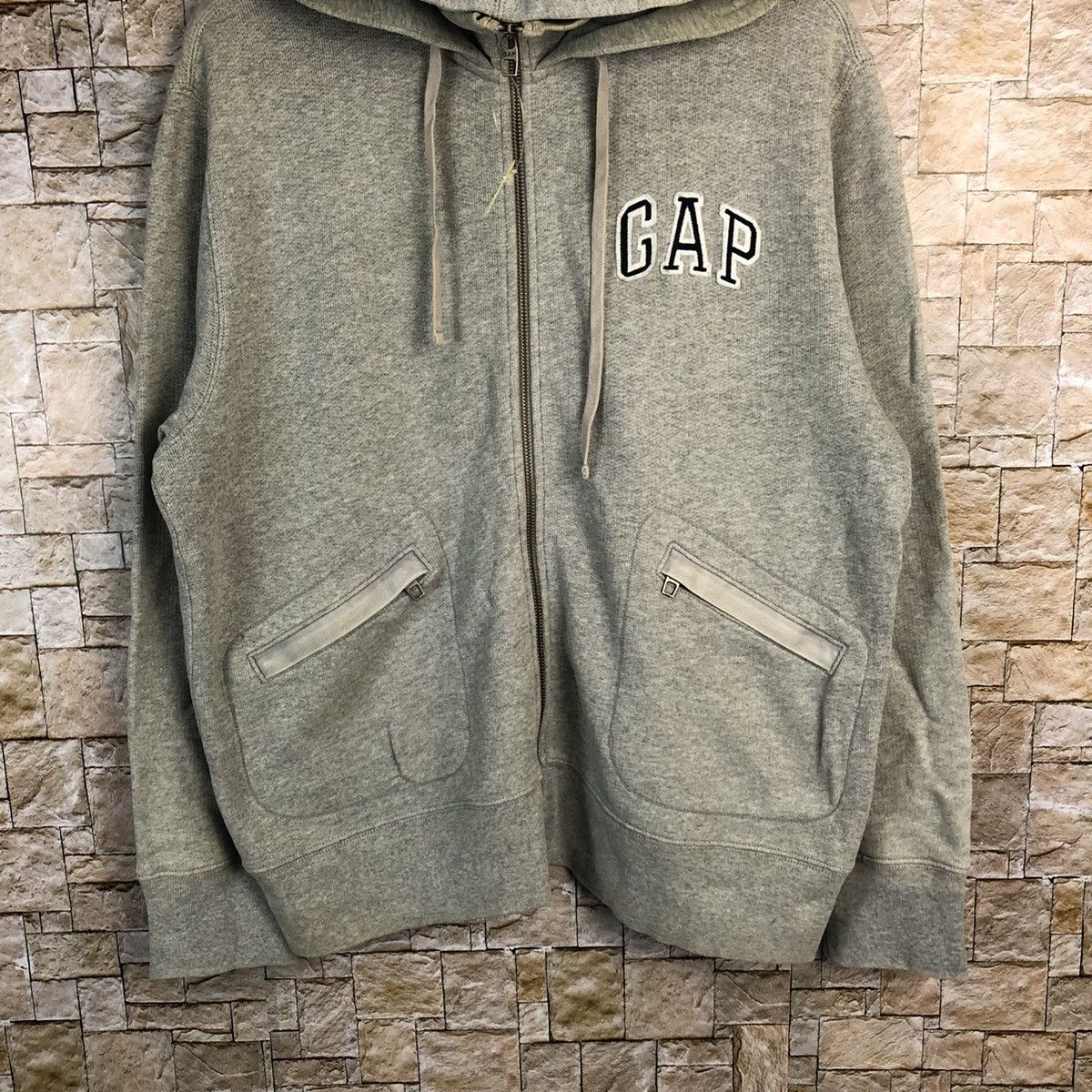 Gap Gap Grey sweatshirt vintage Hoodie #A556 Size US L / EU 52-54 / 3 - 3 Thumbnail