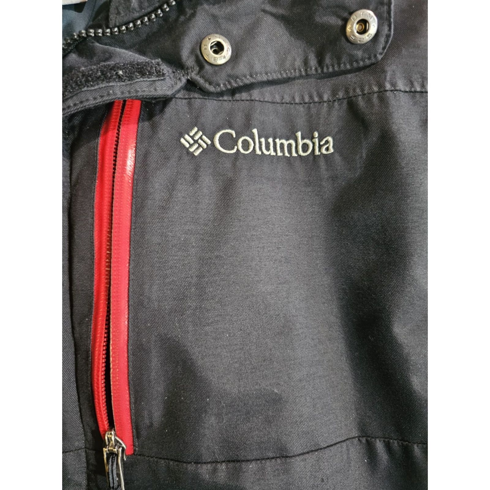 Vintage VINTAGE Columbia Interchange Jacket Mens Lg Winter Full Zip Black/Red Long Sleeve Hooded Size US L / EU 52-54 / 3 - 5 Thumbnail