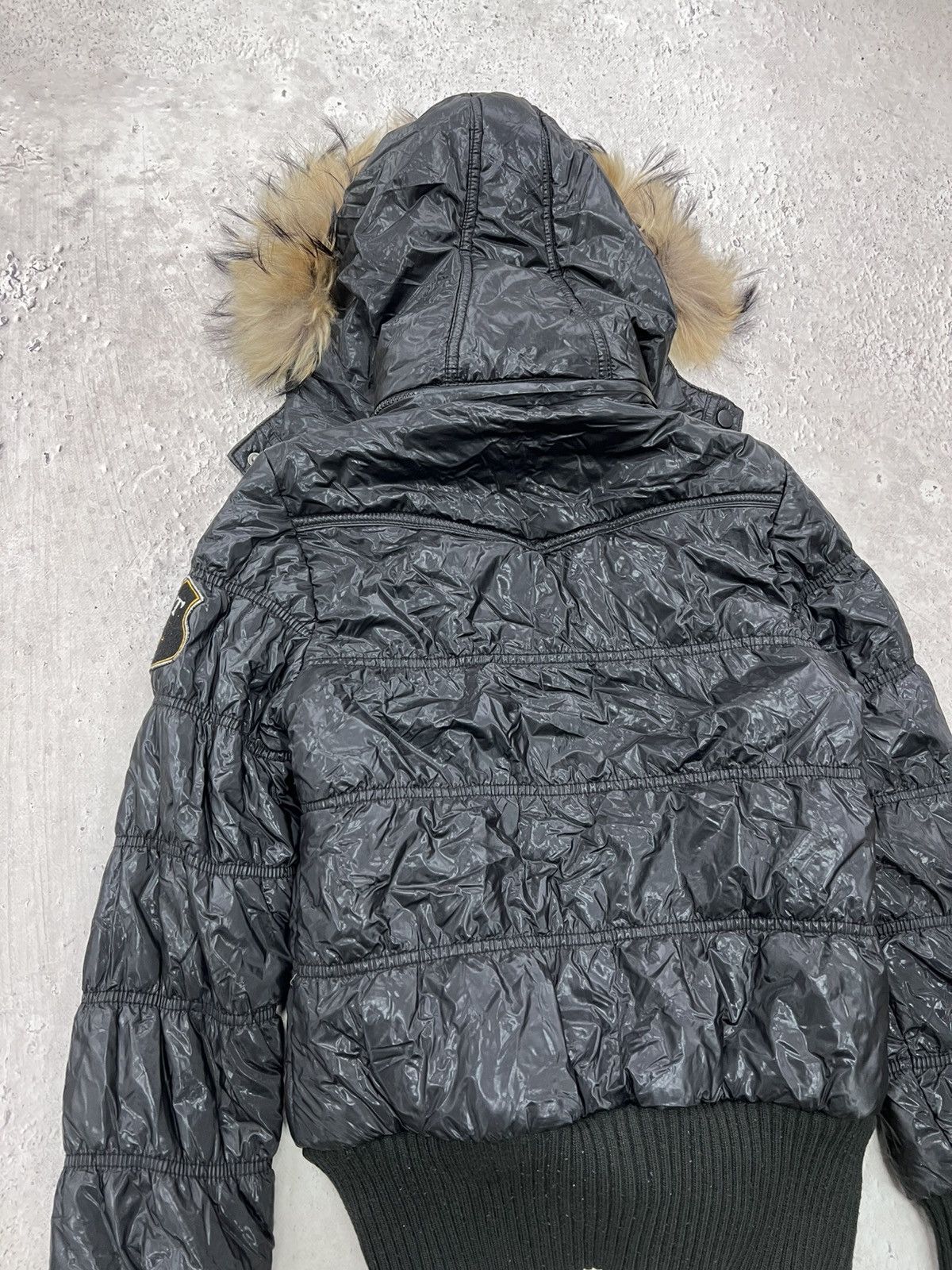 Hysteric Glamour × If Six Was Nine × Le Grande Bleu (L.G.B.) 2000s Japanese Punk Grunge Fur PUFFER Jacket opium style Size S / US 4 / IT 40 - 10 Thumbnail