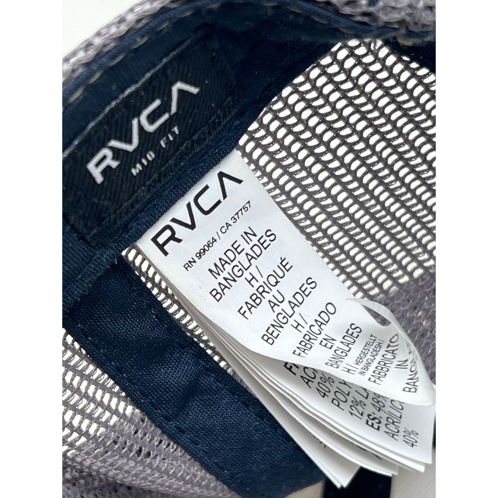 RVCA RVCA Skater Snapback Baseball Cap Size ONE SIZE - 5 Thumbnail
