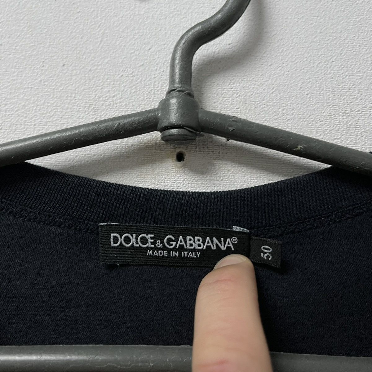 Dolce & Gabbana Vintage Dolce Gabbana Metal Logo T Shirt Size US M / EU 48-50 / 2 - 8 Thumbnail
