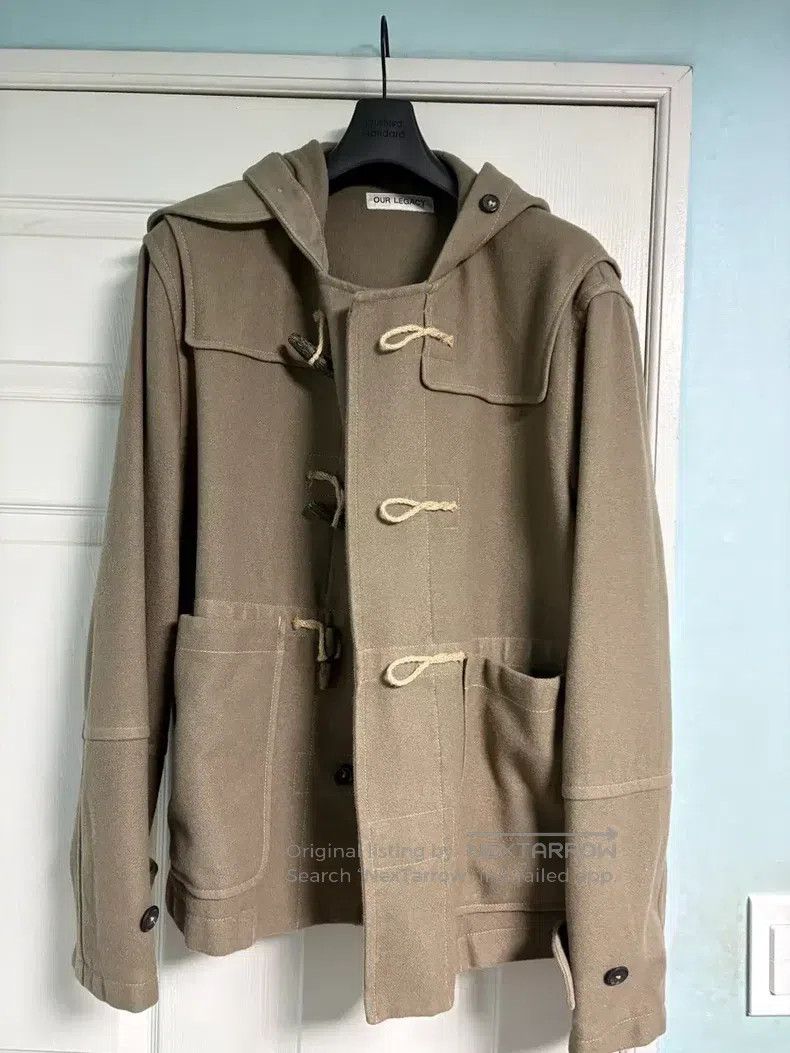 Our Legacy Herringbone Short Duffle Coat