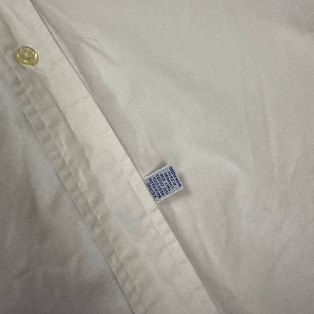 Polo Ralph Lauren Vintage 1990s Polo USA Dress Shirt White Ralph Lauren Size US L / EU 52-54 / 3 - 3 Thumbnail