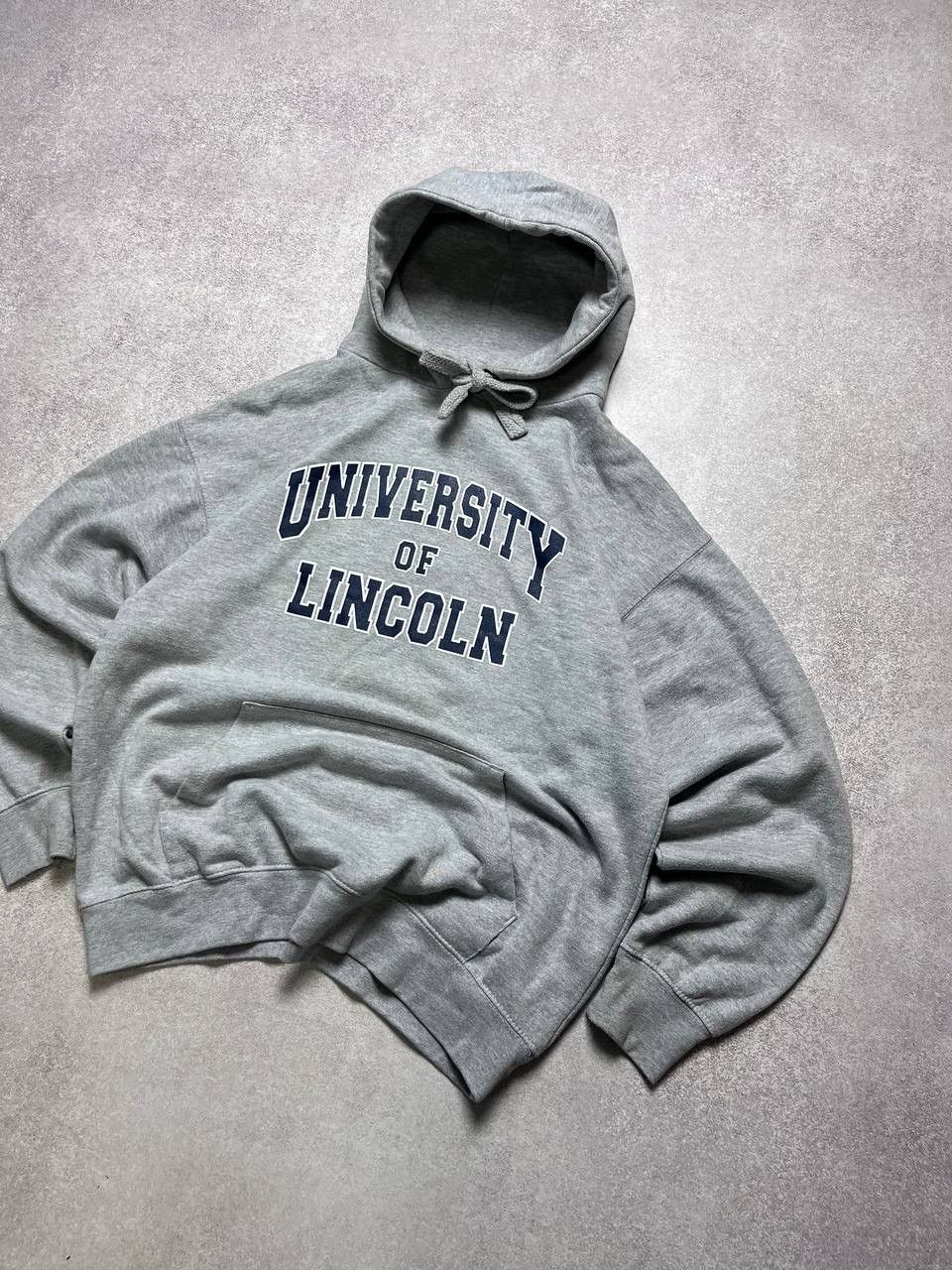 Vintage Vintage University Of Lincoln Boxy Hoodie Y2K L Size US L / EU 52-54 / 3 - 2 Thumbnail